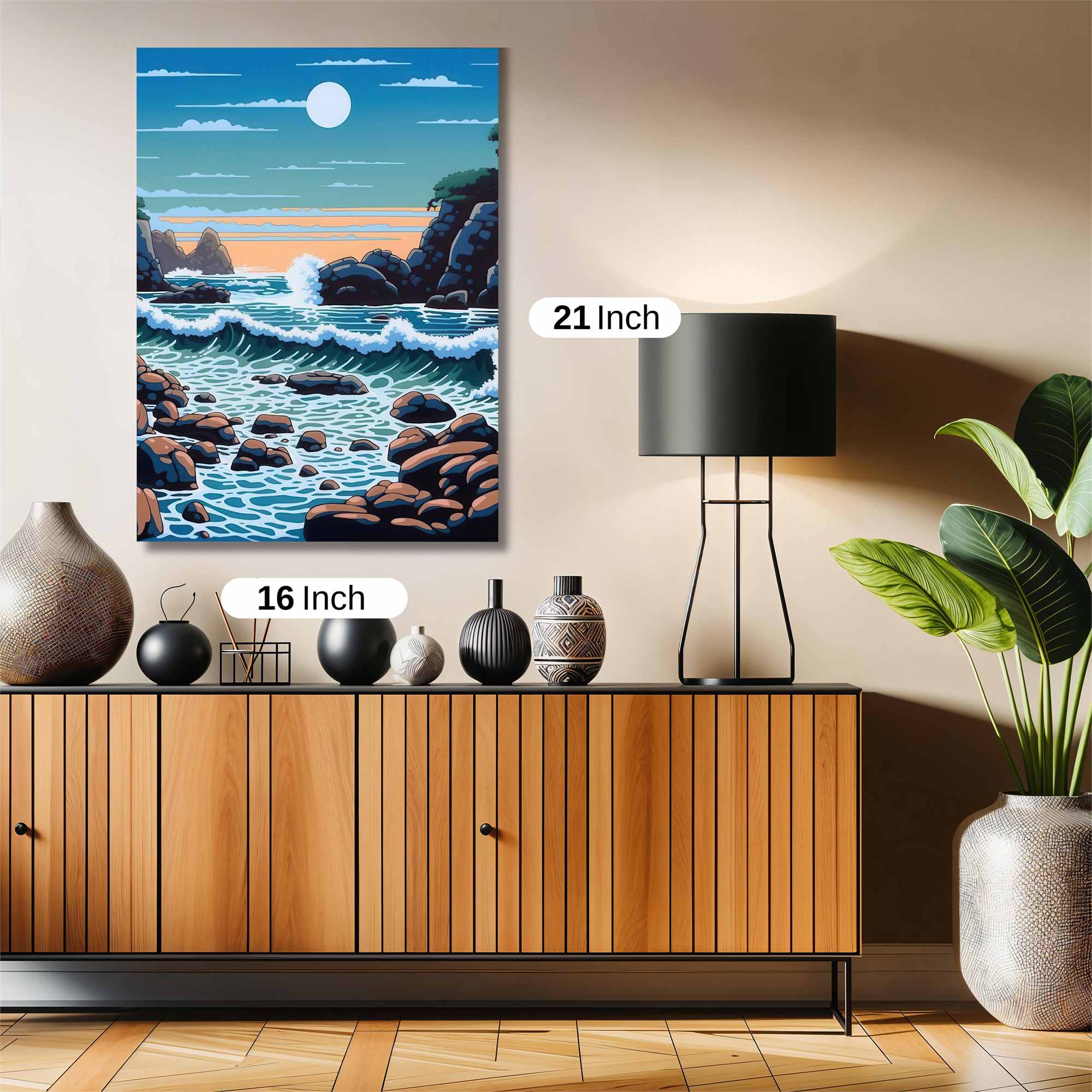 Moonlit Serenity Safe Wall Magnetic / M
