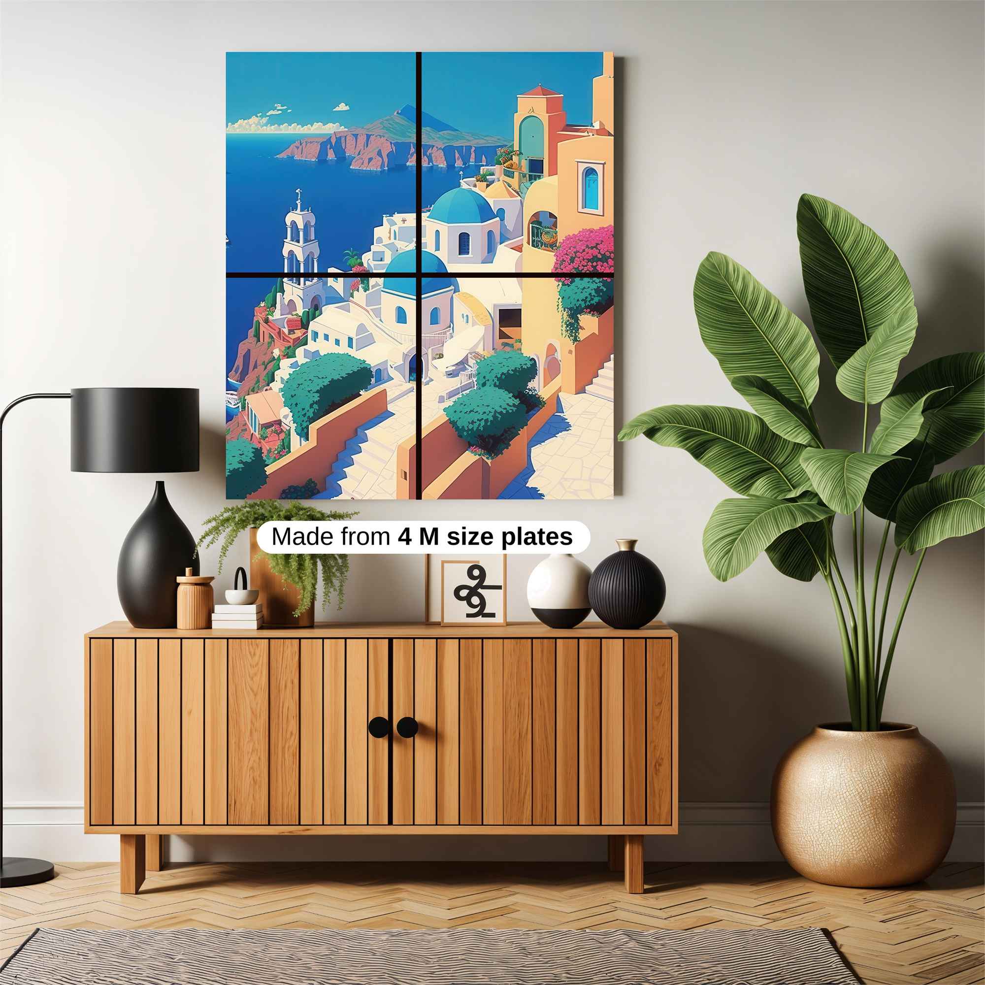 Santorini Serenity Safe Wall Magnetic / M