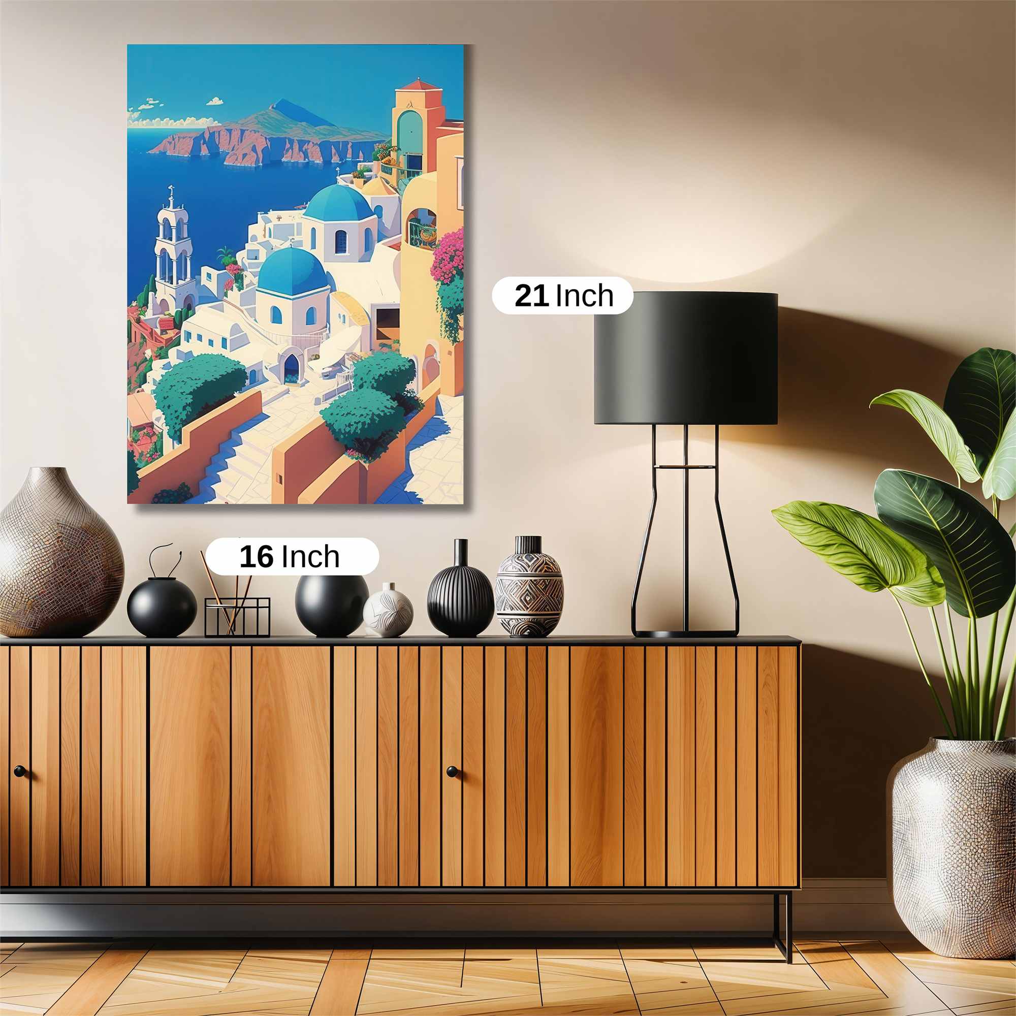 Santorini Serenity Safe Wall Magnetic / M