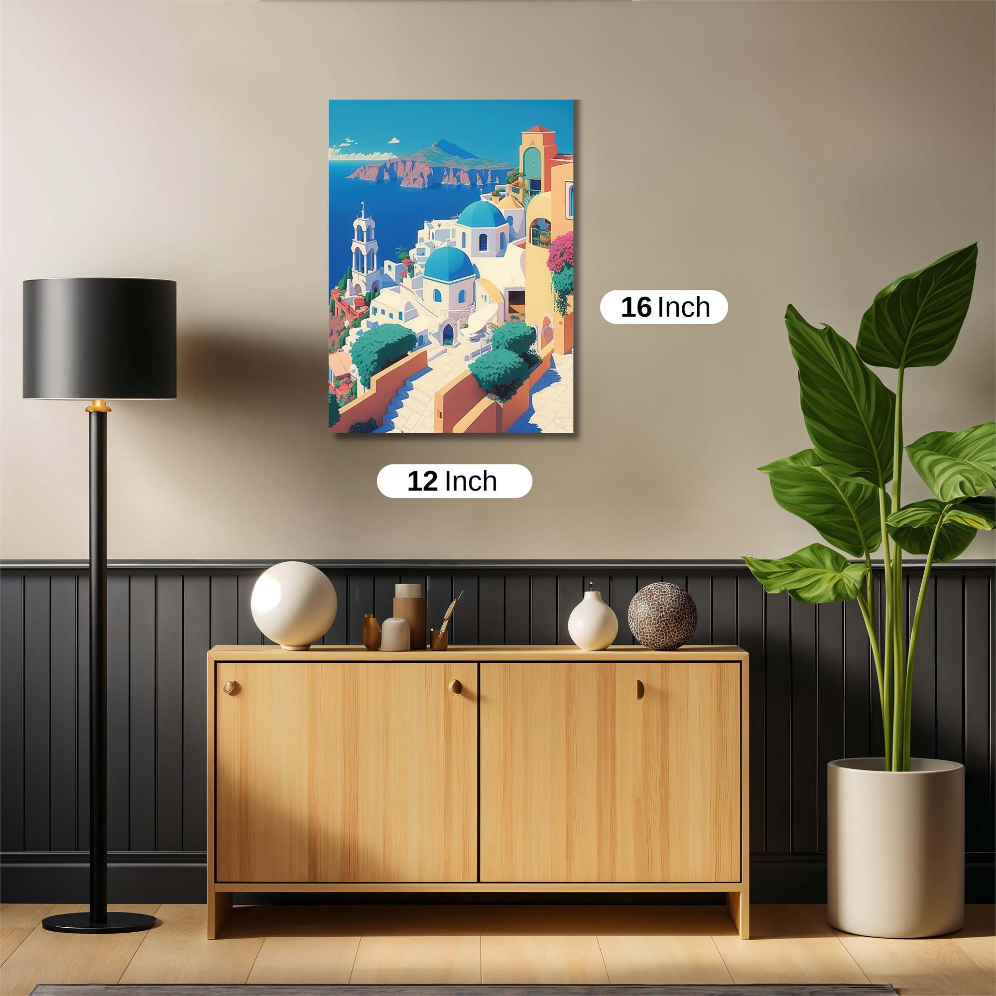 Santorini Serenity Safe Wall Magnetic / M