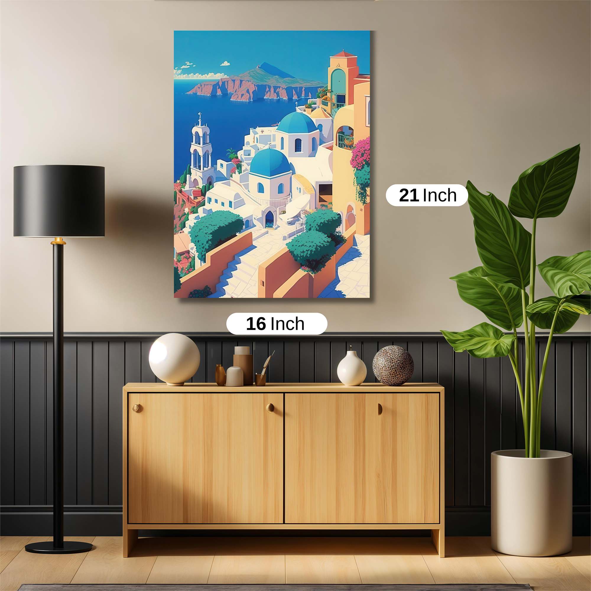 Santorini Serenity Safe Wall Magnetic / M