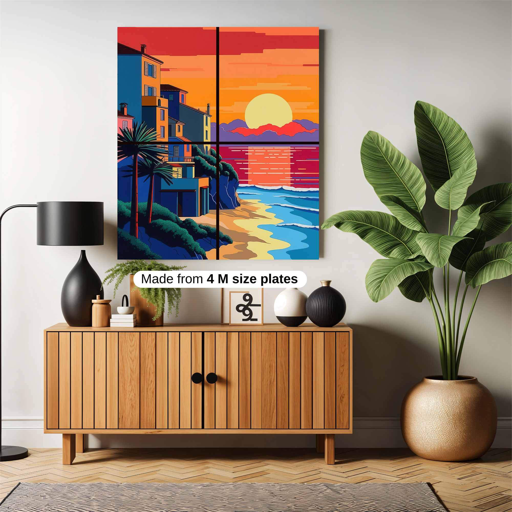 Sunset Serenity Safe Wall Magnetic / M