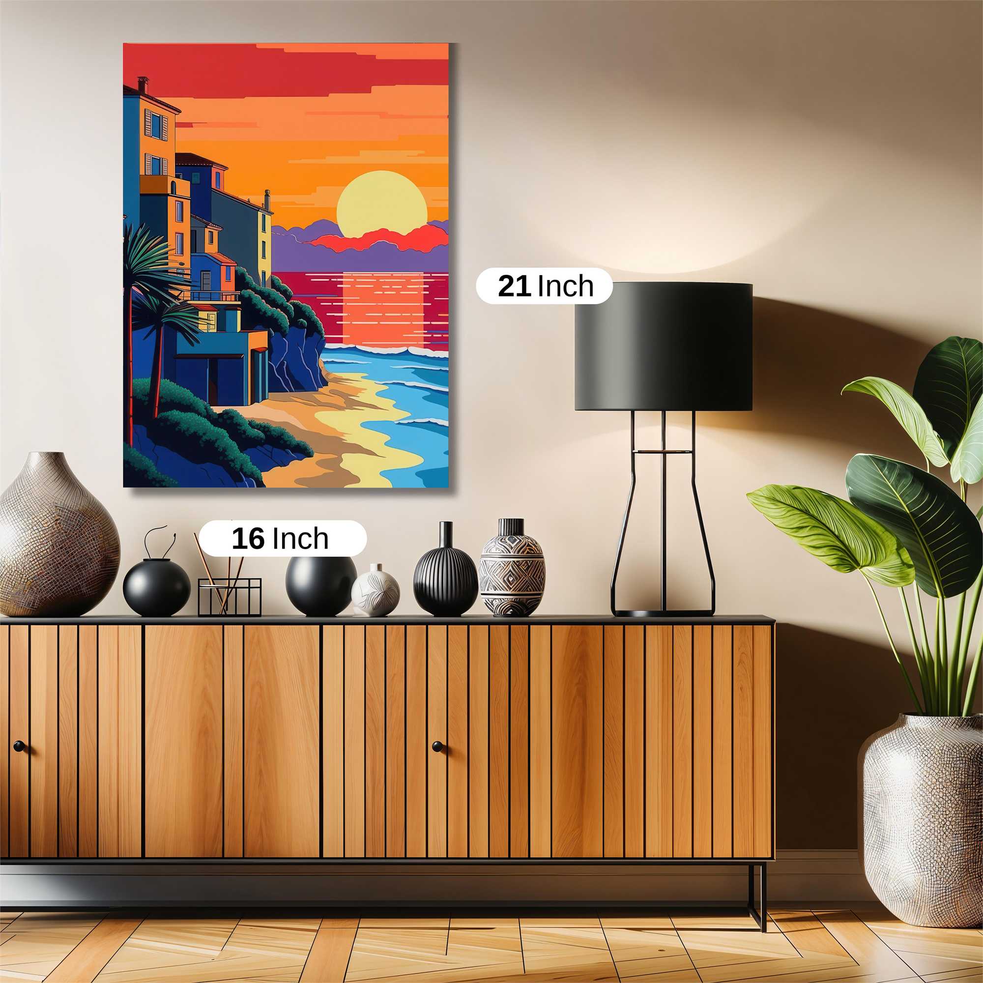 Sunset Serenity Safe Wall Magnetic / M