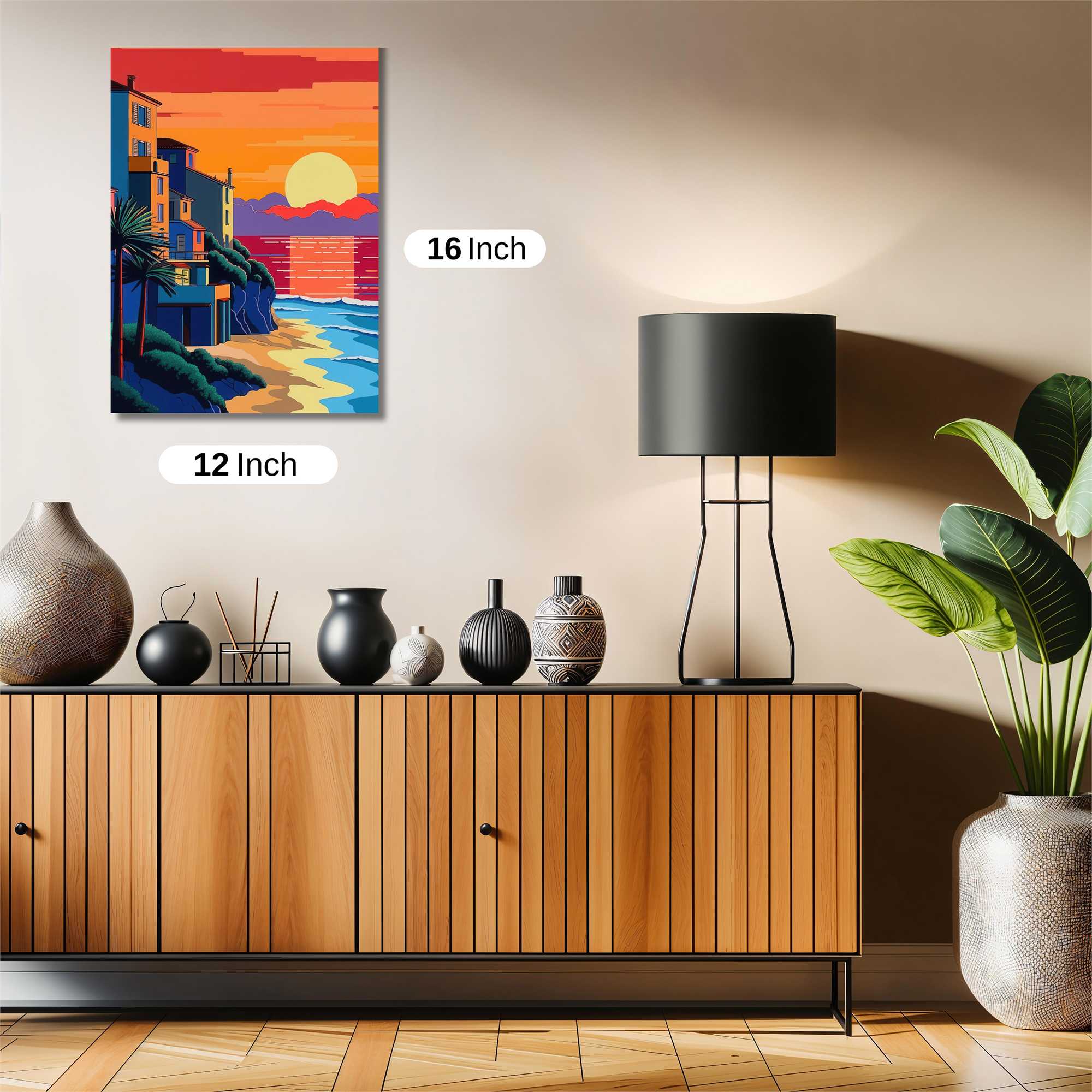 Sunset Serenity Safe Wall Magnetic / M