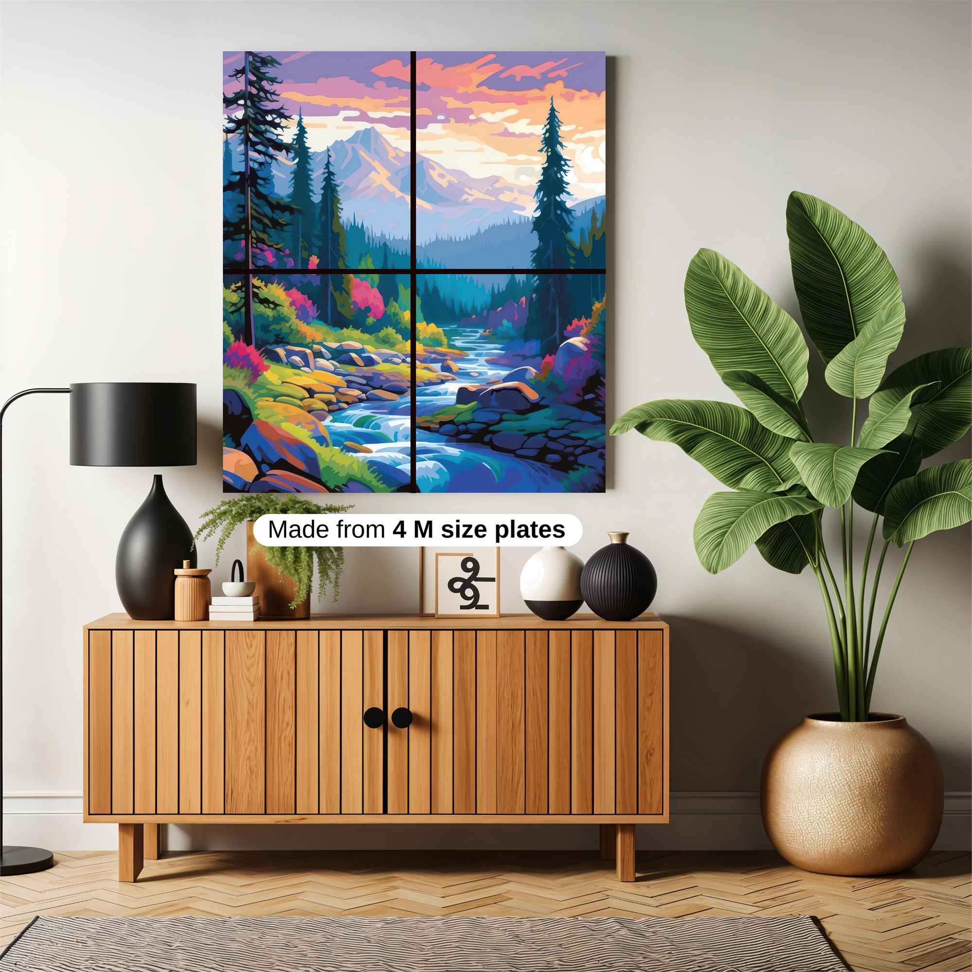 Mountain Serenity Safe Wall Magnetic / M