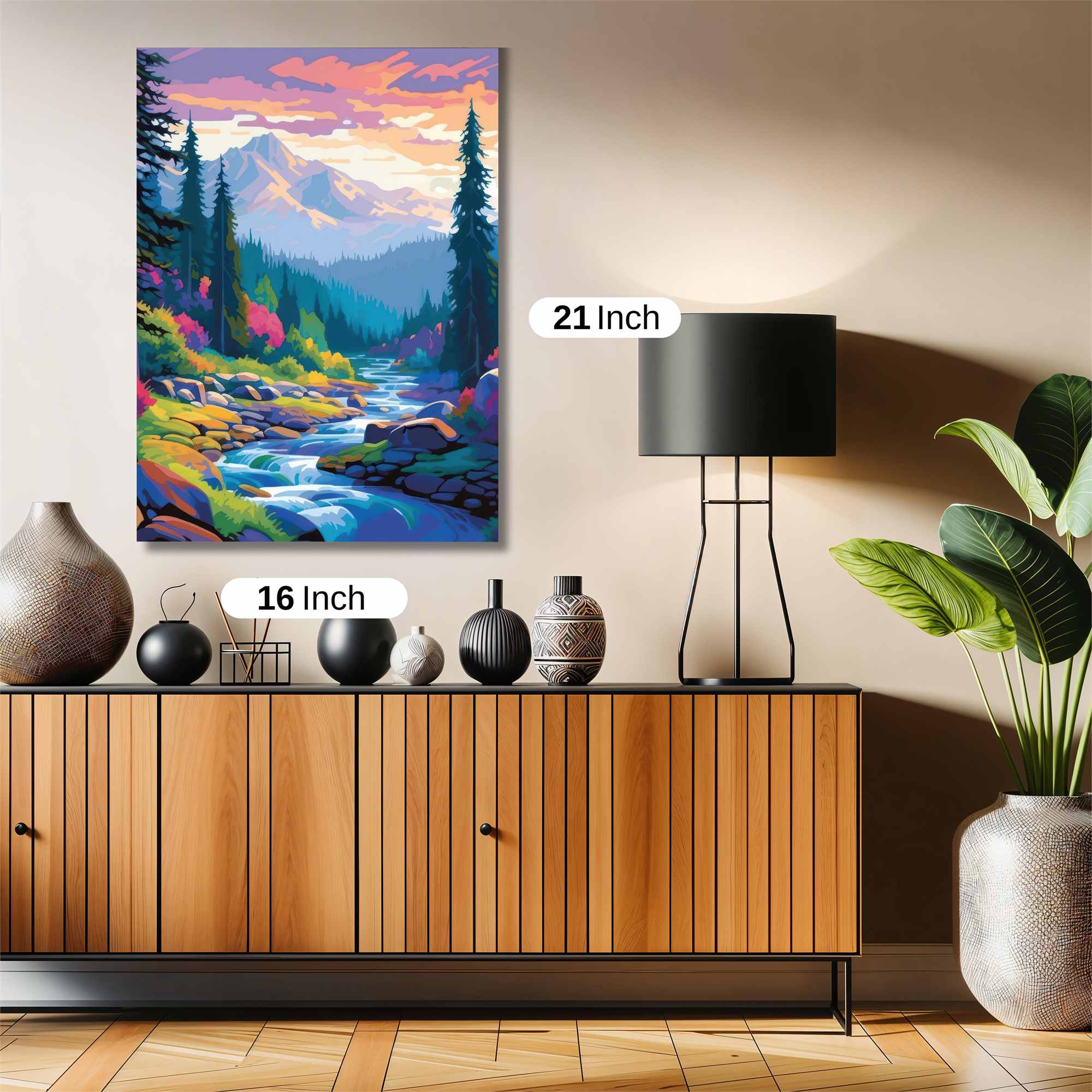 Mountain Serenity Safe Wall Magnetic / M