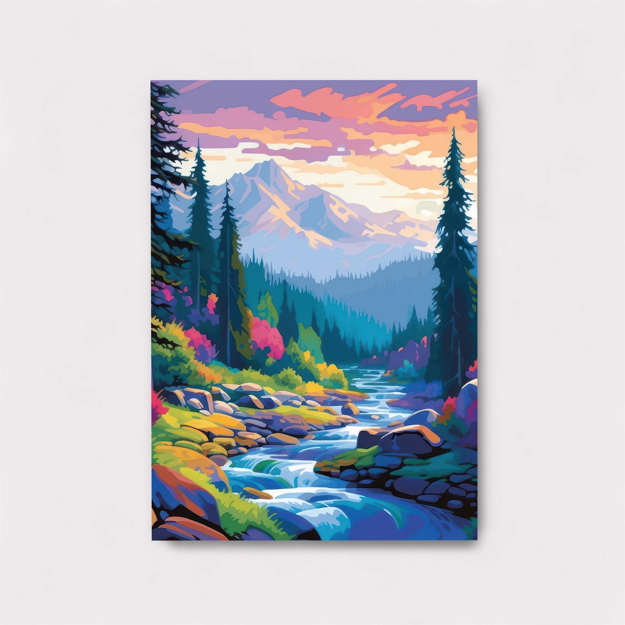 Mountain Serenity Safe Wall Magnetic / M