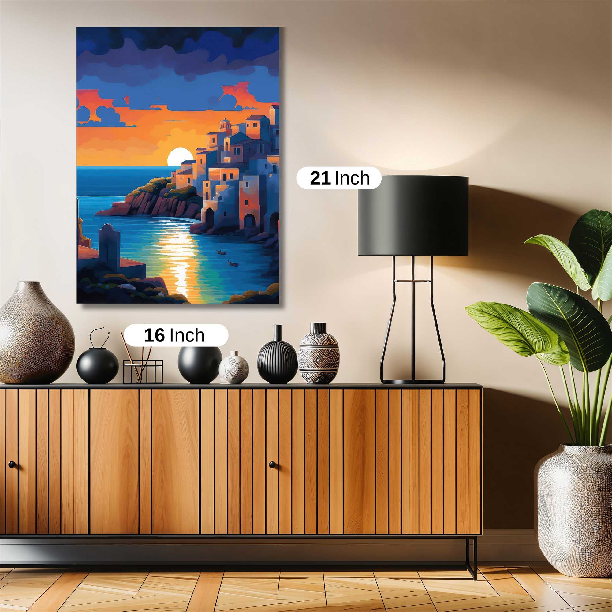 Sunset Serenity Safe Wall Magnetic / M