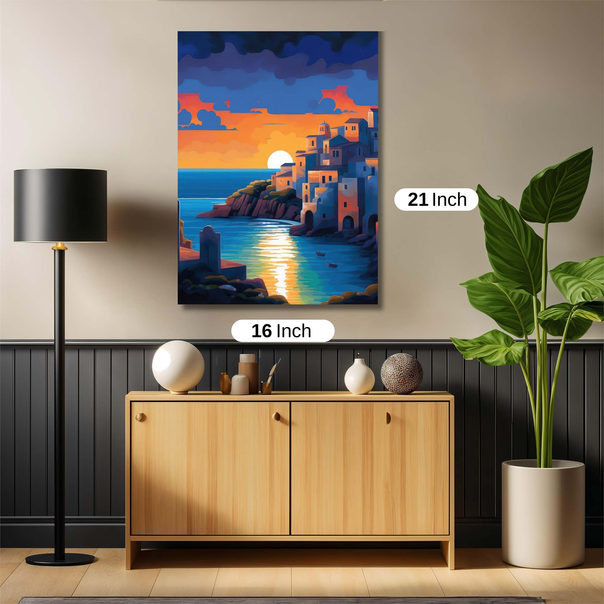 Sunset Serenity Safe Wall Magnetic / M
