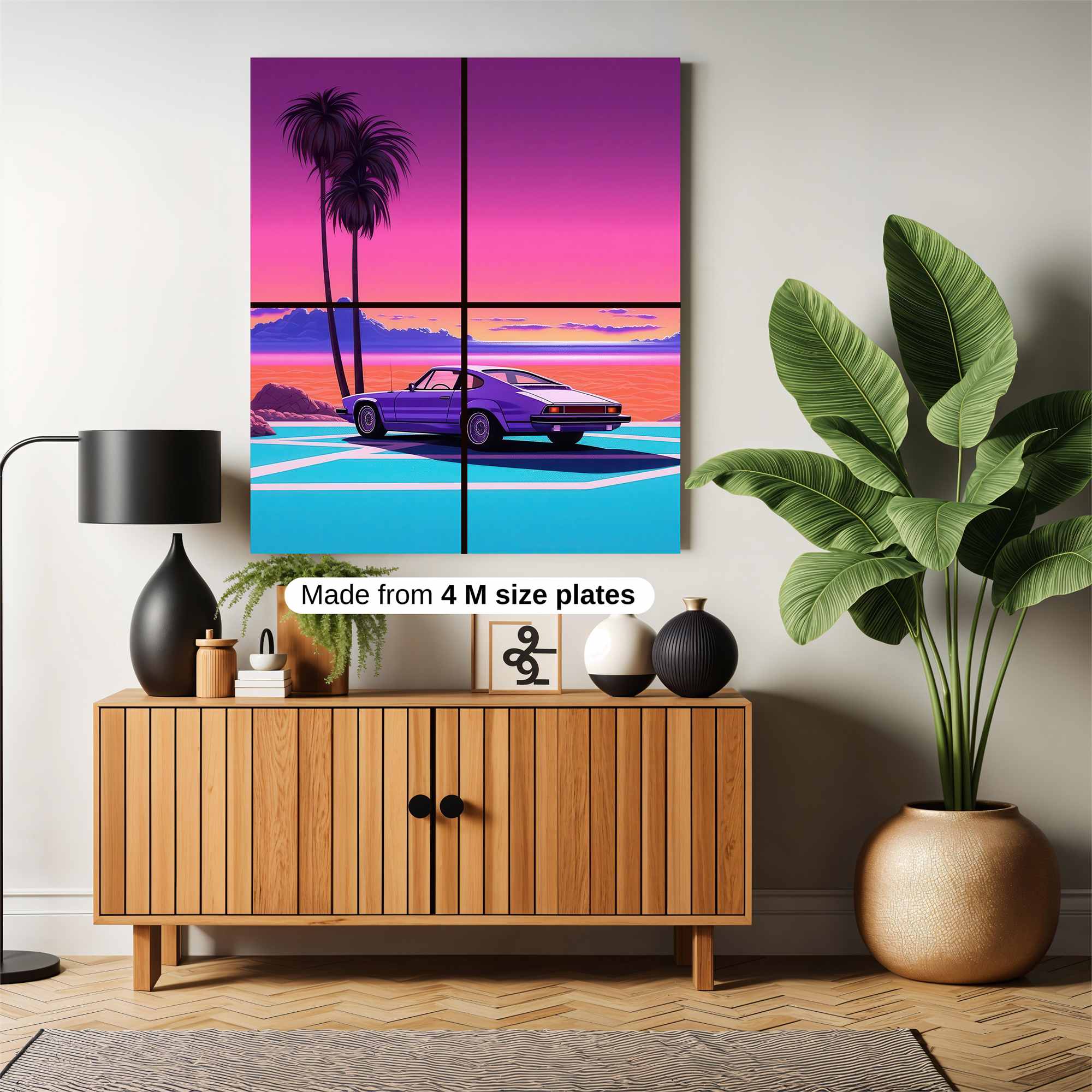 Sunset Serenity Safe Wall Magnetic / M