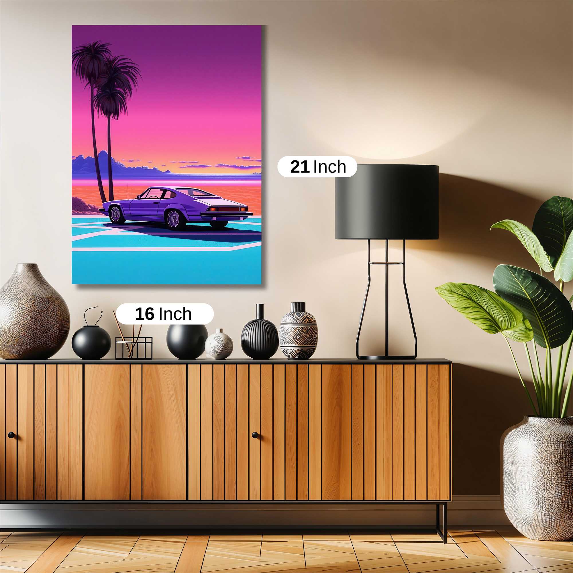 Sunset Serenity Safe Wall Magnetic / M