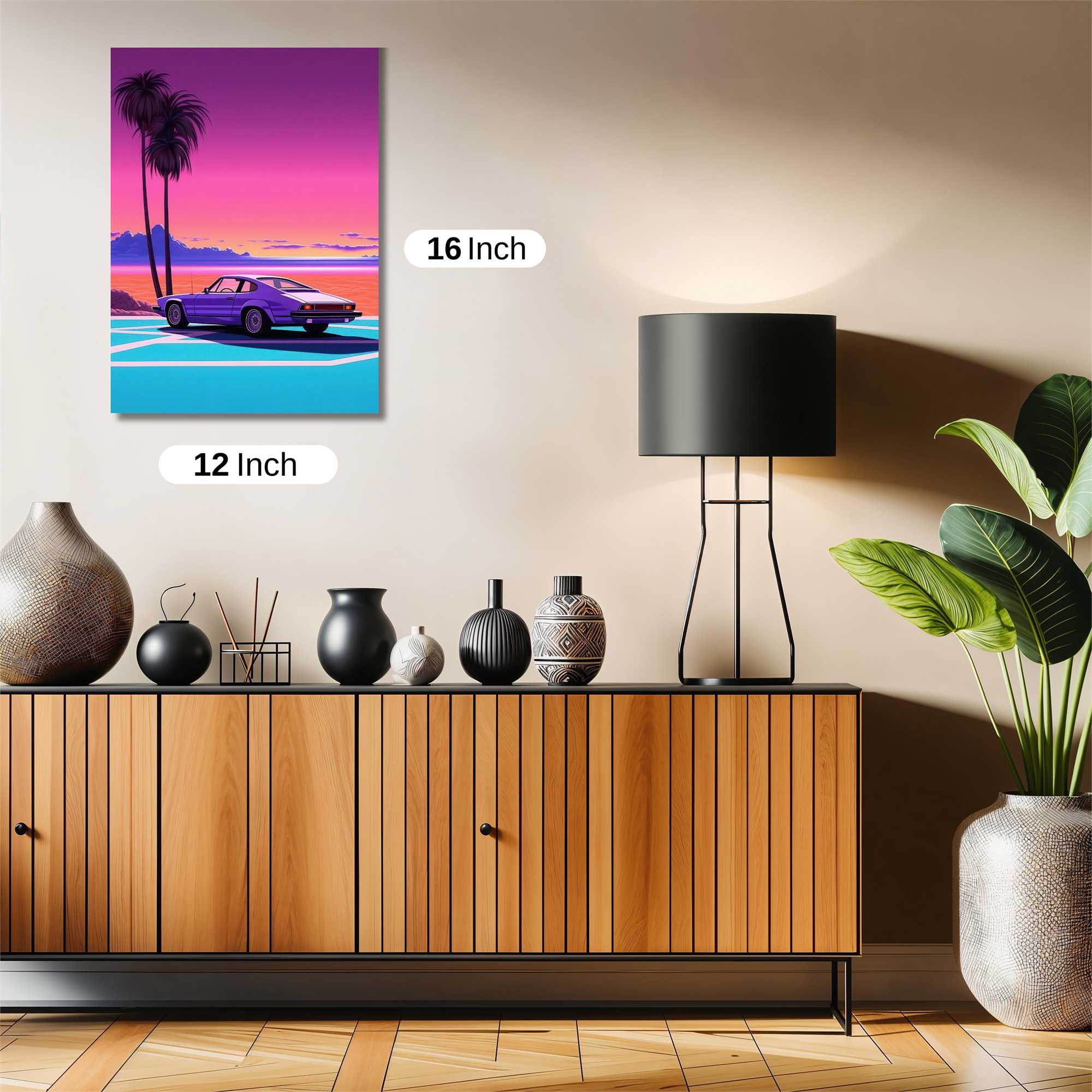 Sunset Serenity Safe Wall Magnetic / M