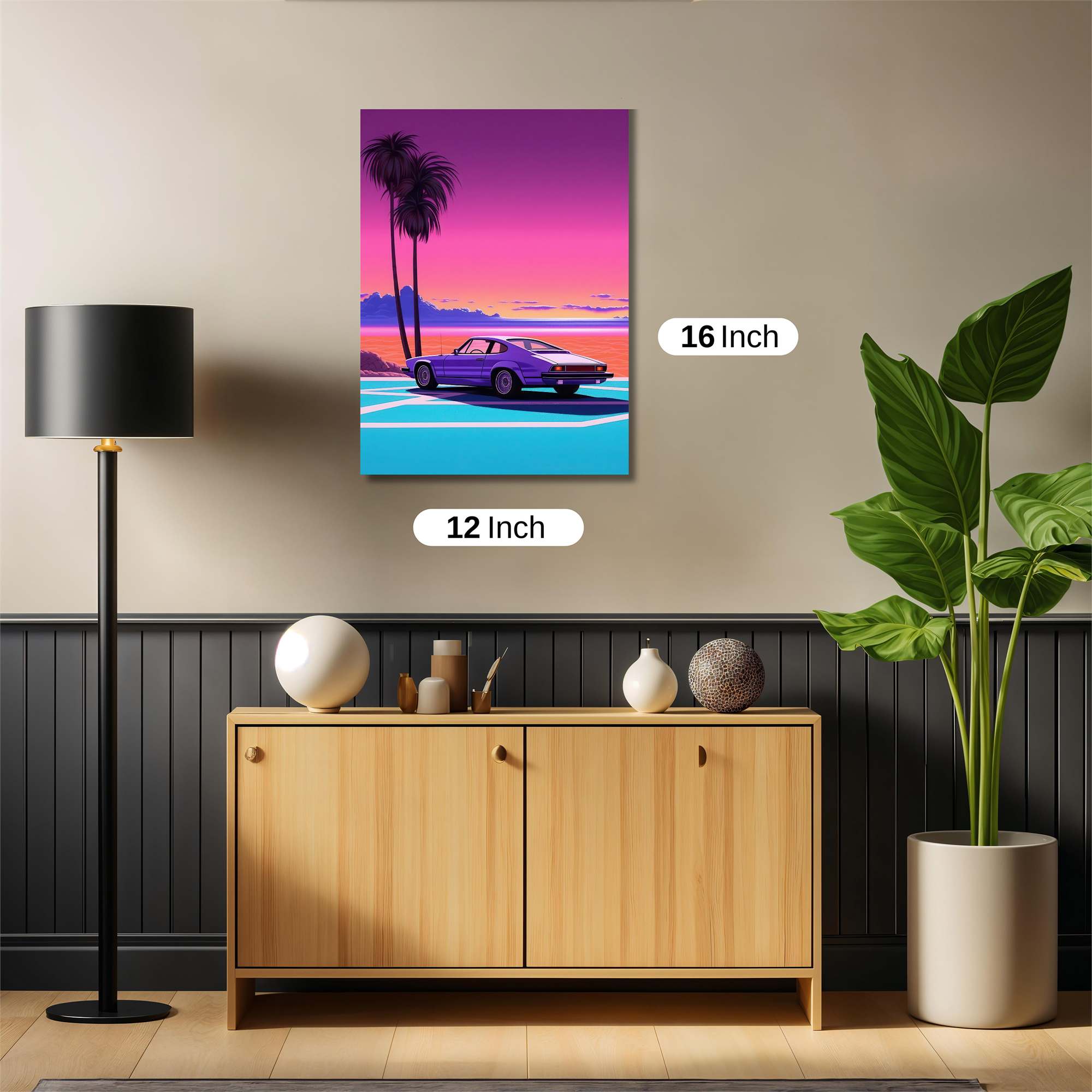 Sunset Serenity Safe Wall Magnetic / M