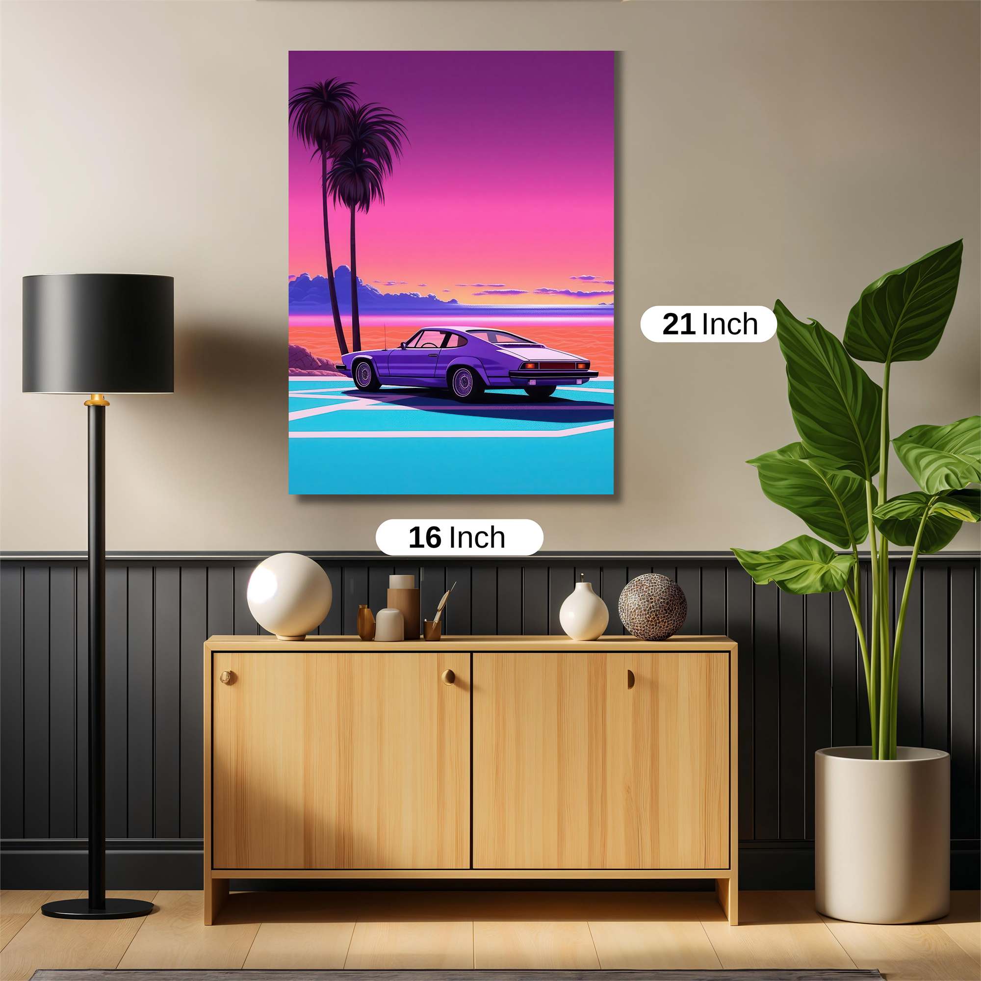 Sunset Serenity Safe Wall Magnetic / M