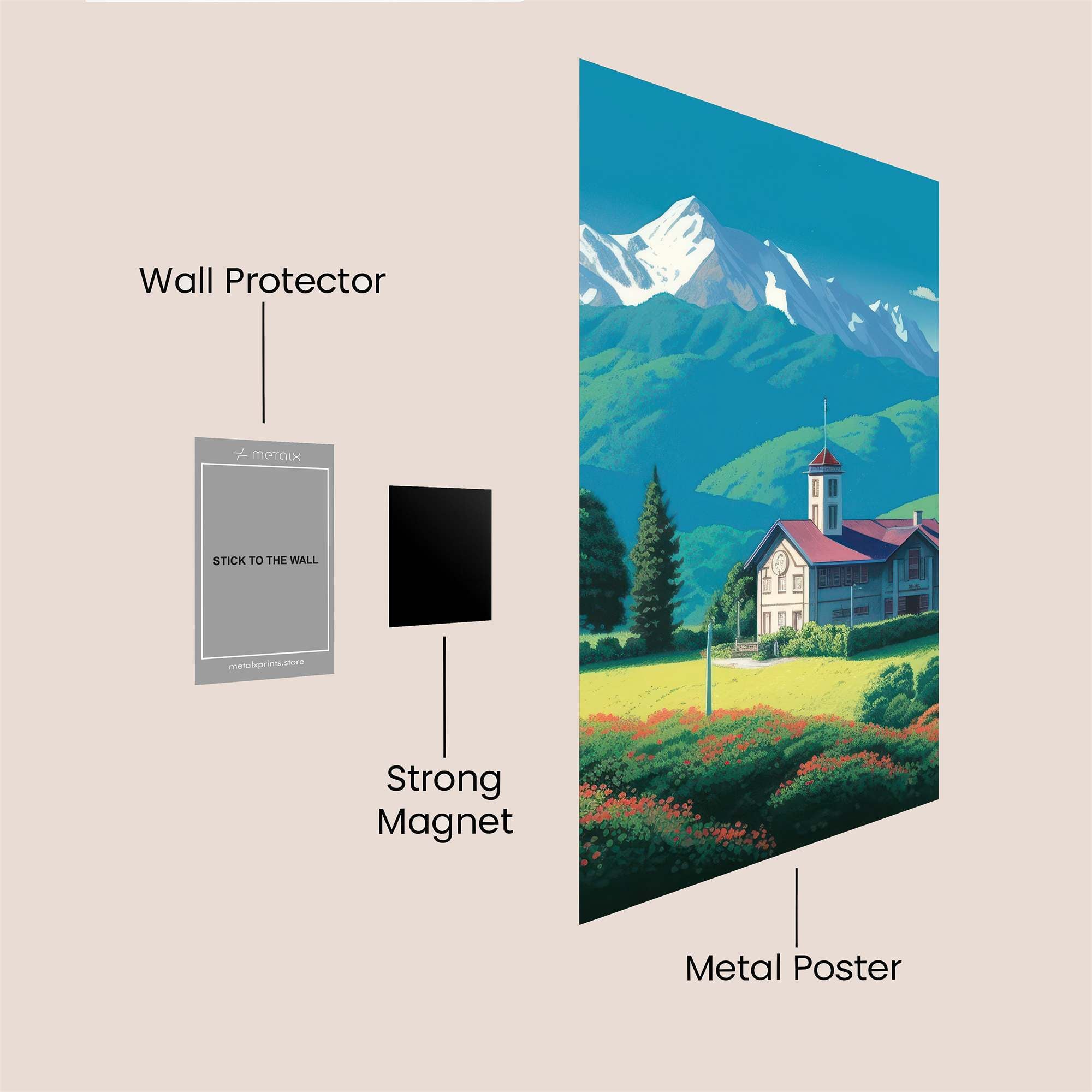 Alpine Serenity Safe Wall Magnetic / M