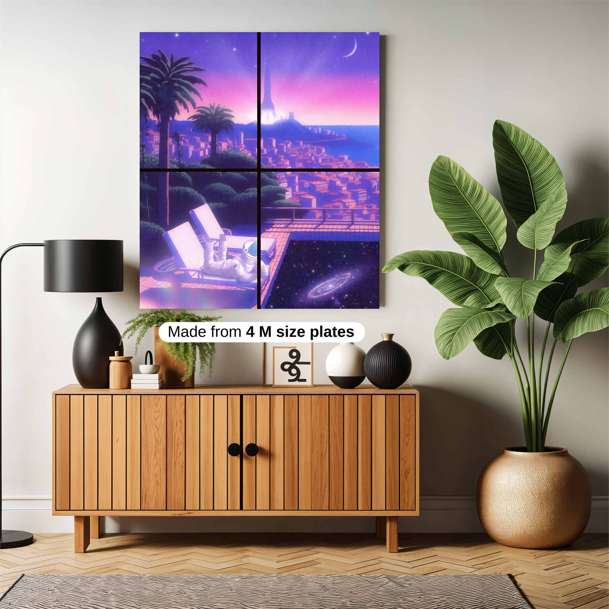 Eiffel Dreamscape Safe Wall Magnetic / M