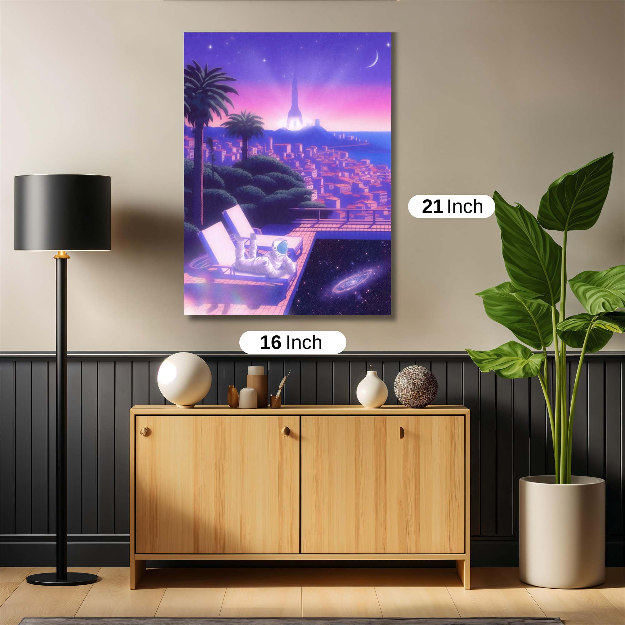 Eiffel Dreamscape Safe Wall Magnetic / M