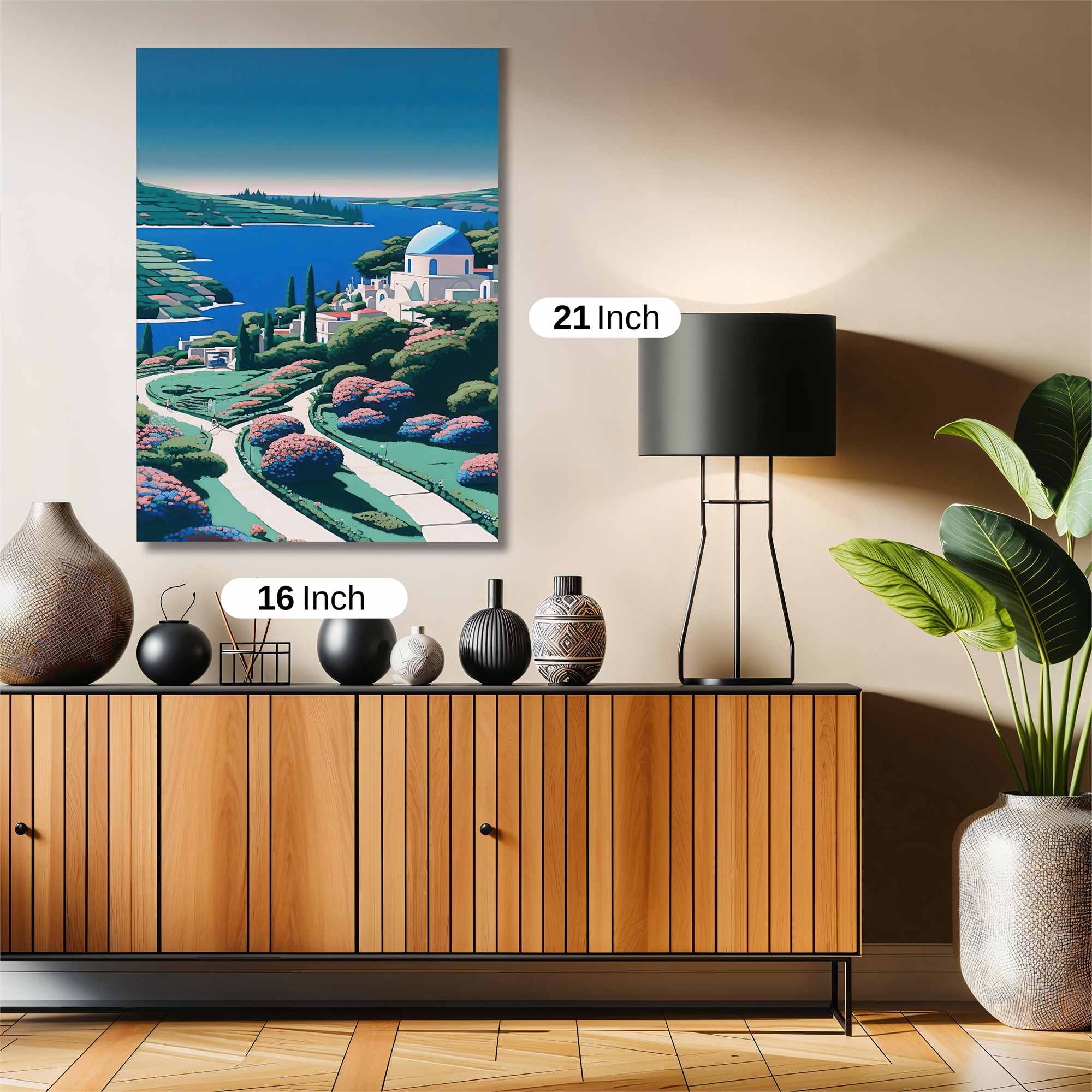 Santorini Serenity Safe Wall Magnetic / M