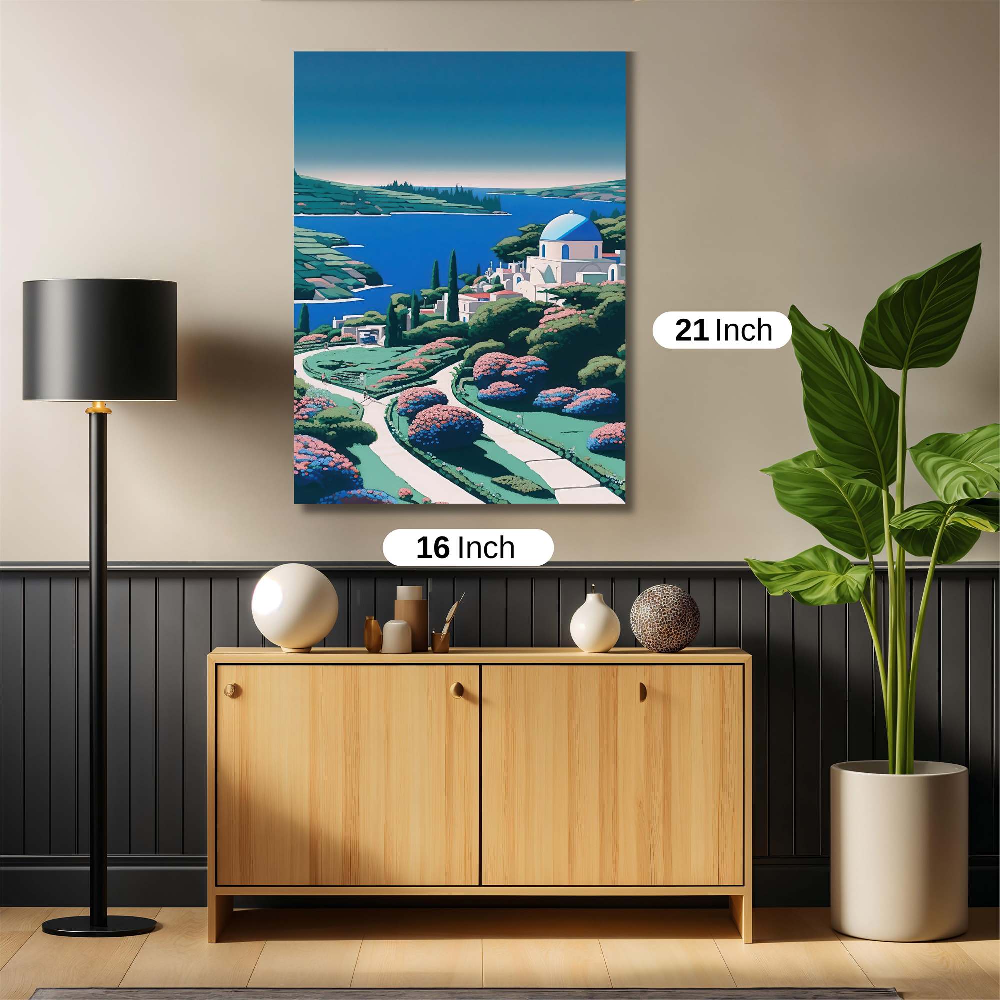 Santorini Serenity Safe Wall Magnetic / M