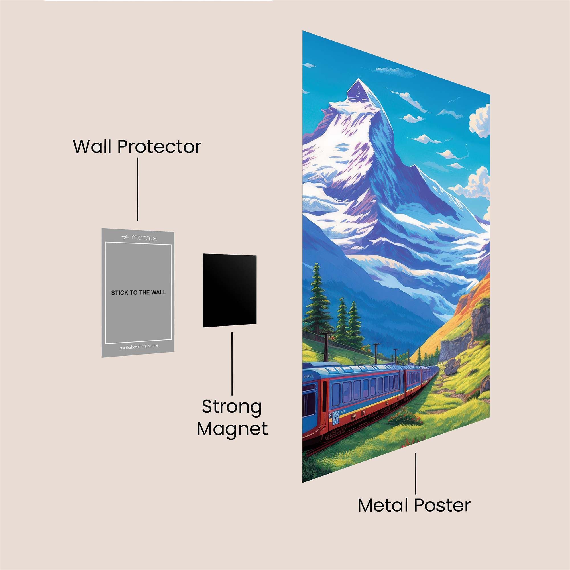 Matterhorn Majestic Safe Wall Magnetic / M