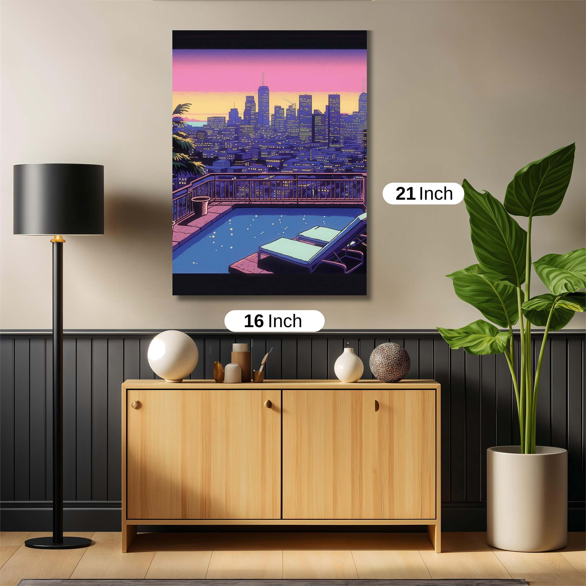 City Serenity Safe Wall Magnetic / M