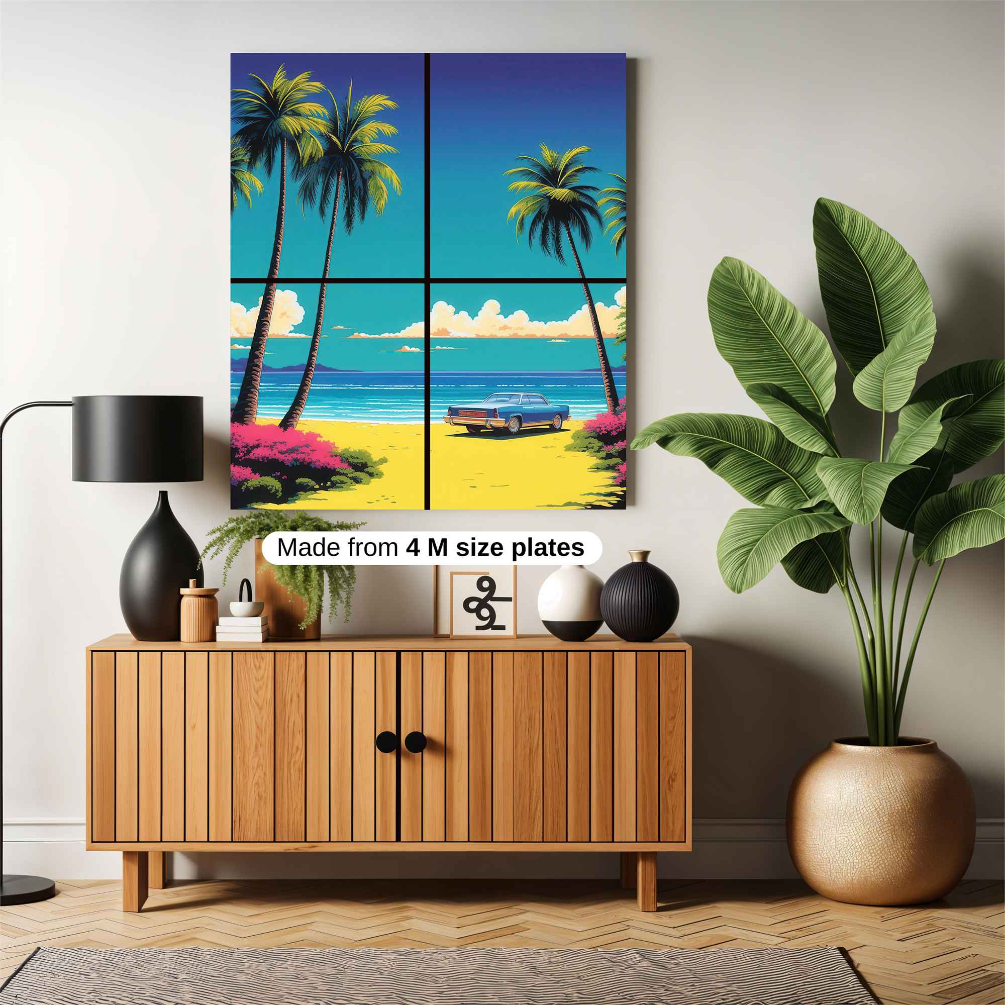 Beach Serenity Safe Wall Magnetic / M