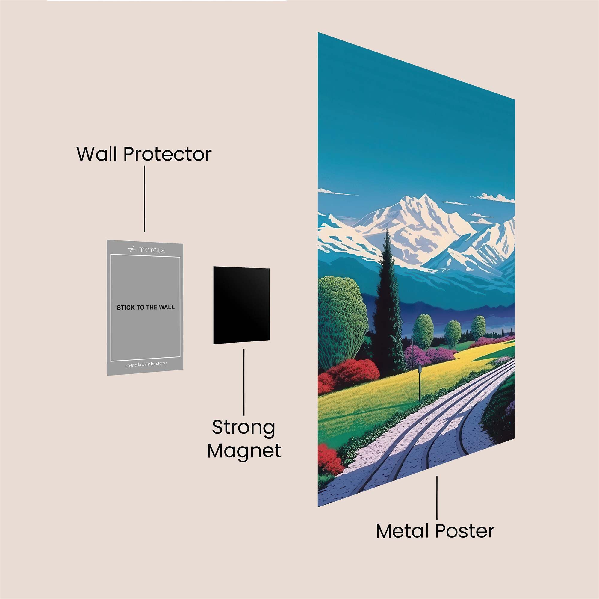 Alpine Serenity Safe Wall Magnetic / M