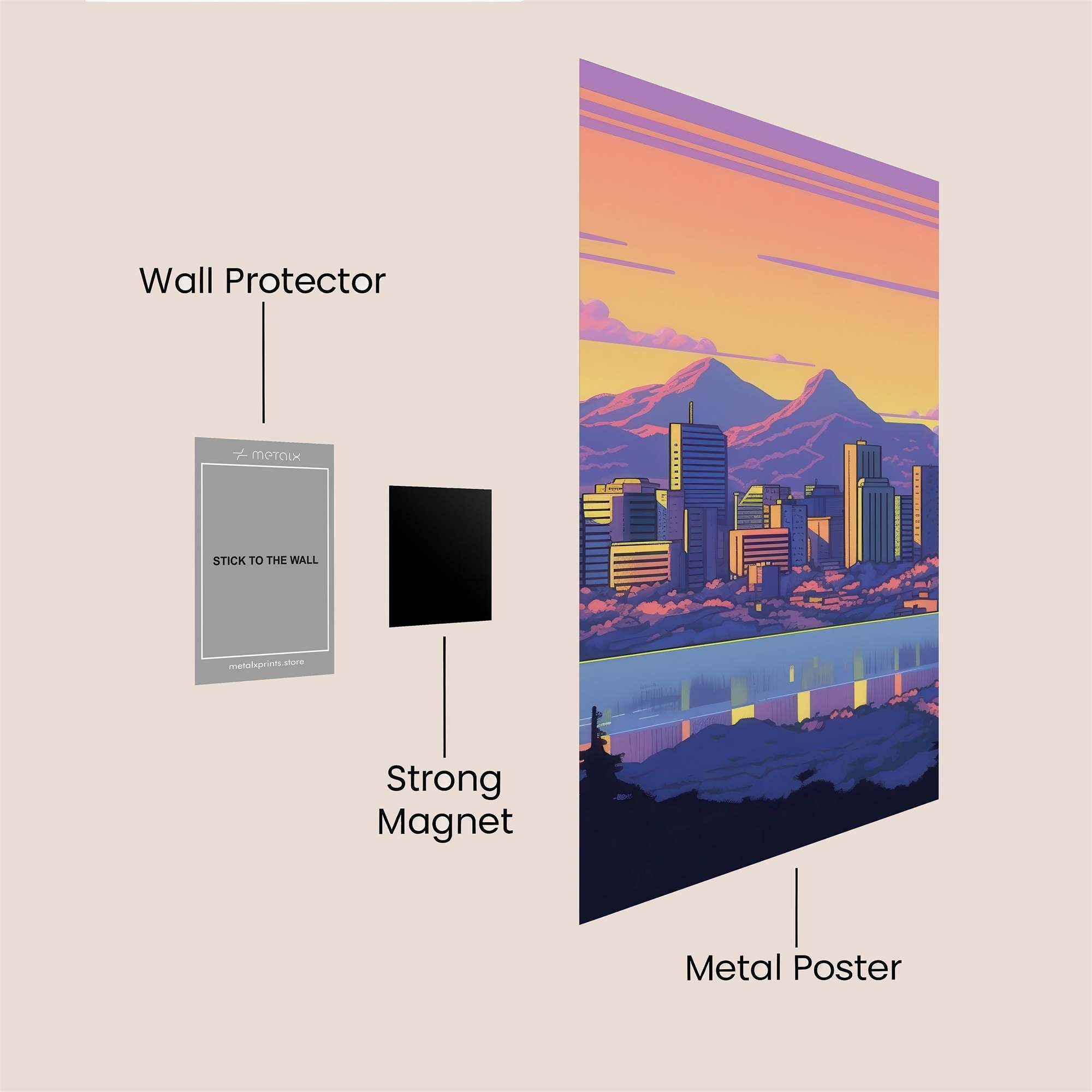 Denver Dreamscape Safe Wall Magnetic / M