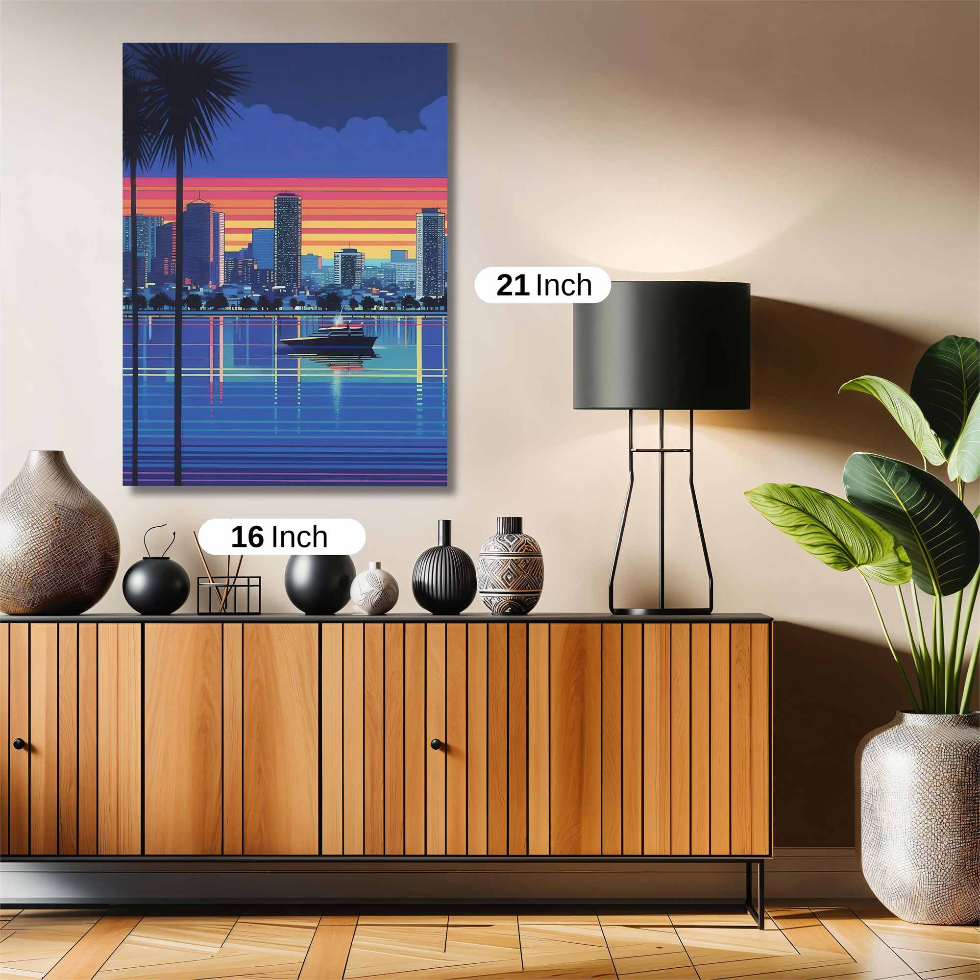 Sunset Serenity Safe Wall Magnetic / M