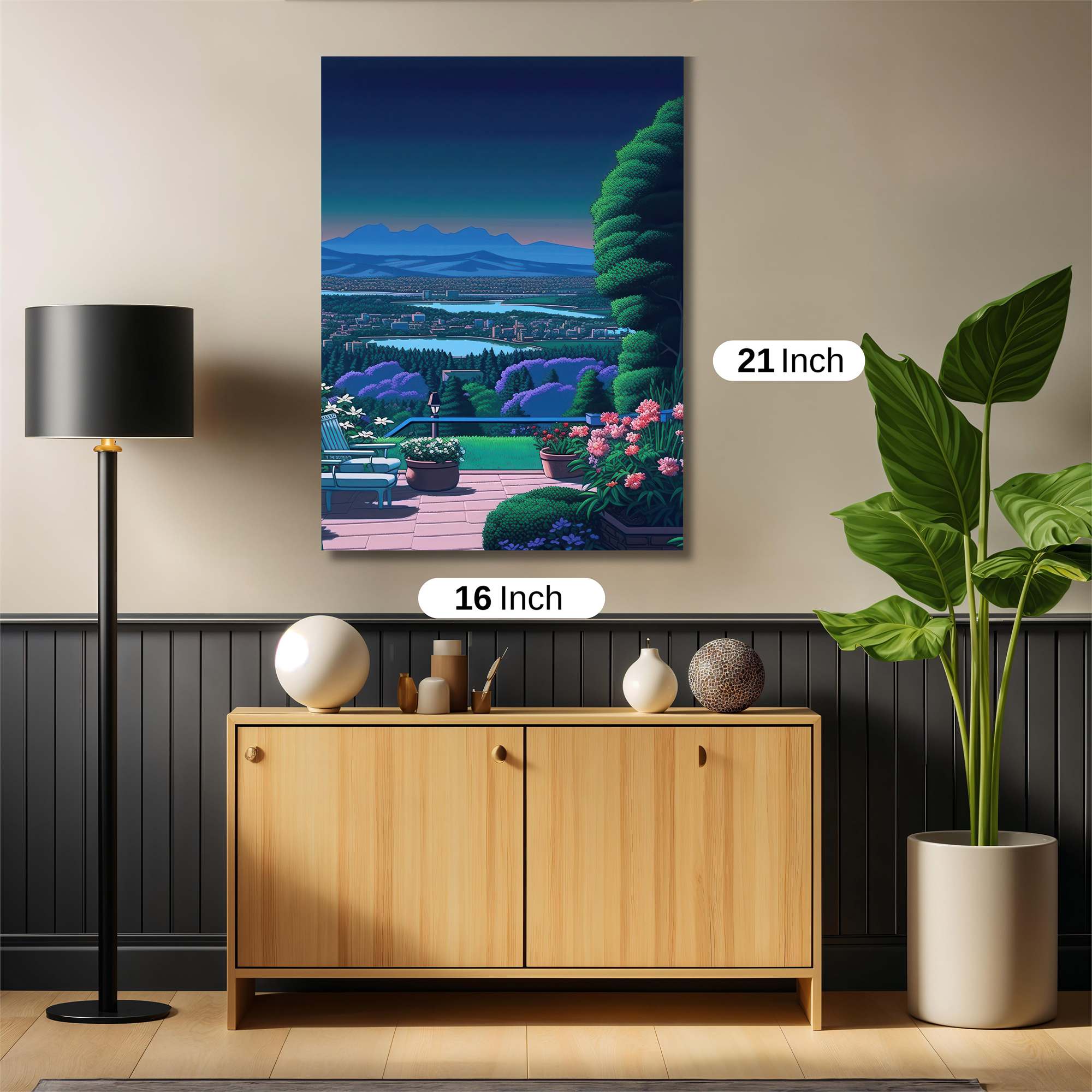 Mountain Serenity Safe Wall Magnetic / M