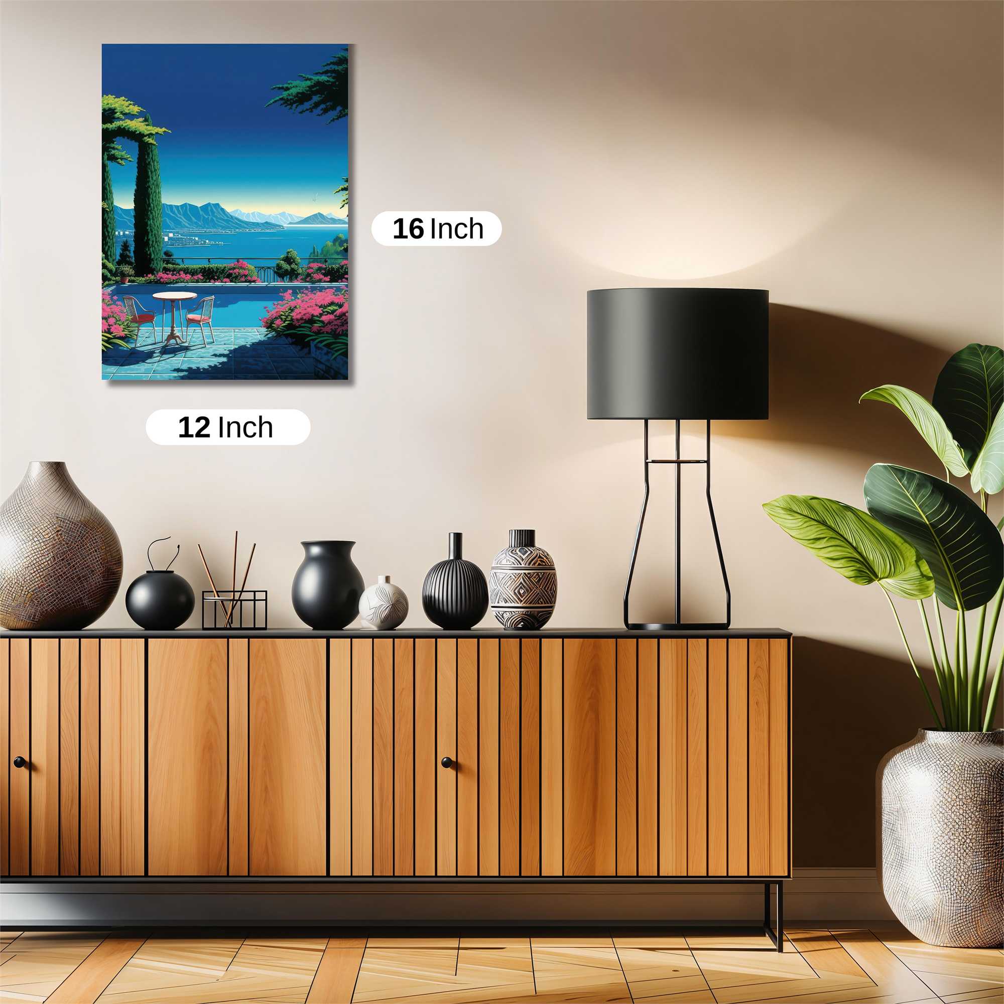 Lakeside Serenity Safe Wall Magnetic / M