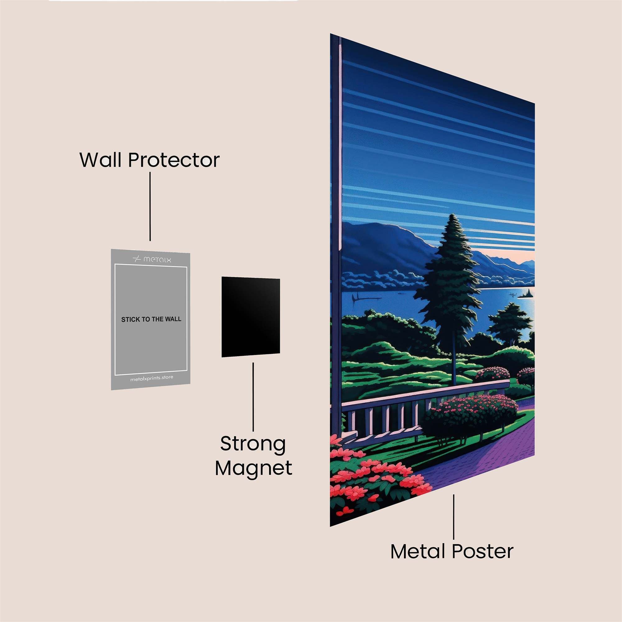 Twilight Tranquility Safe Wall Magnetic / M