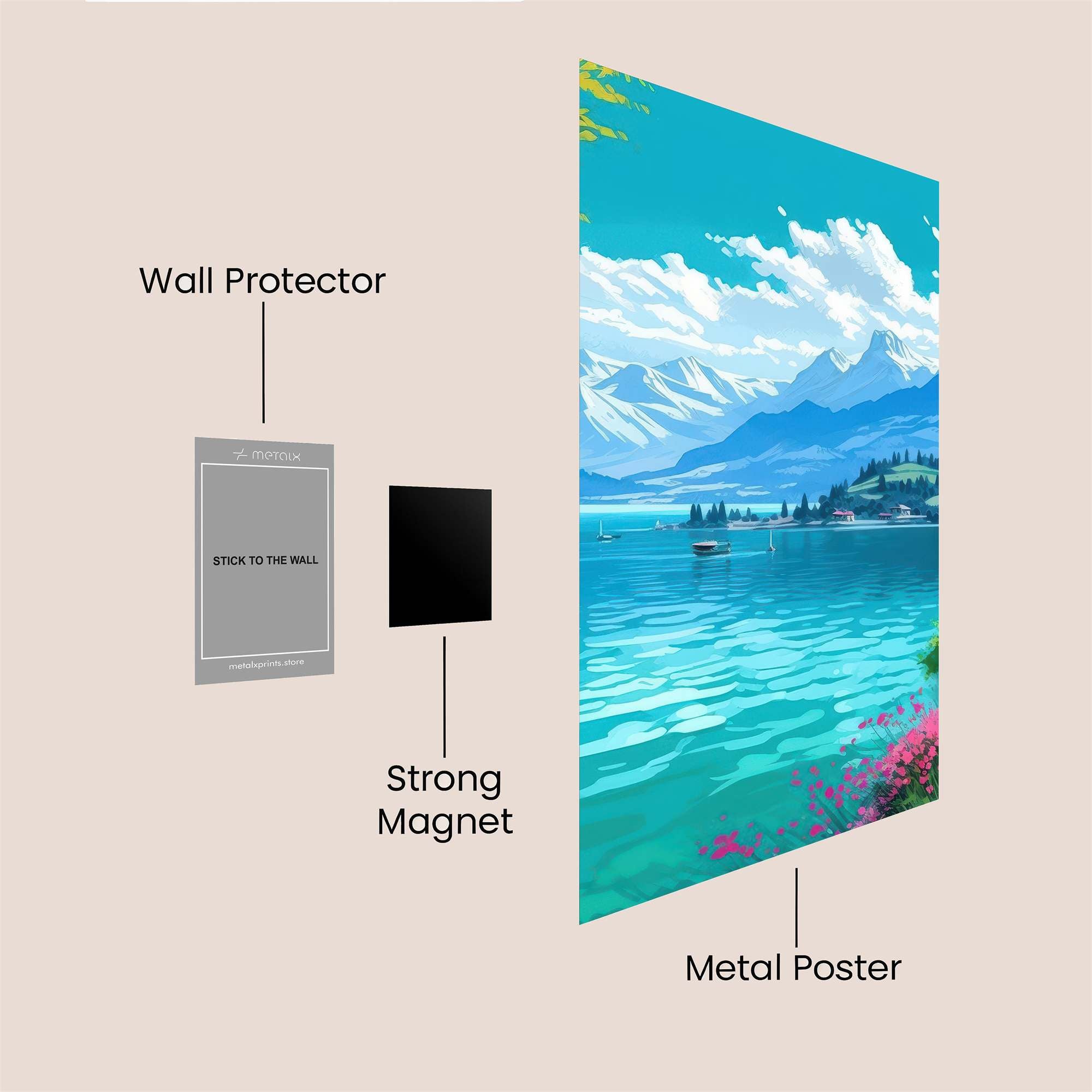 Alpine Bliss Safe Wall Magnetic / M