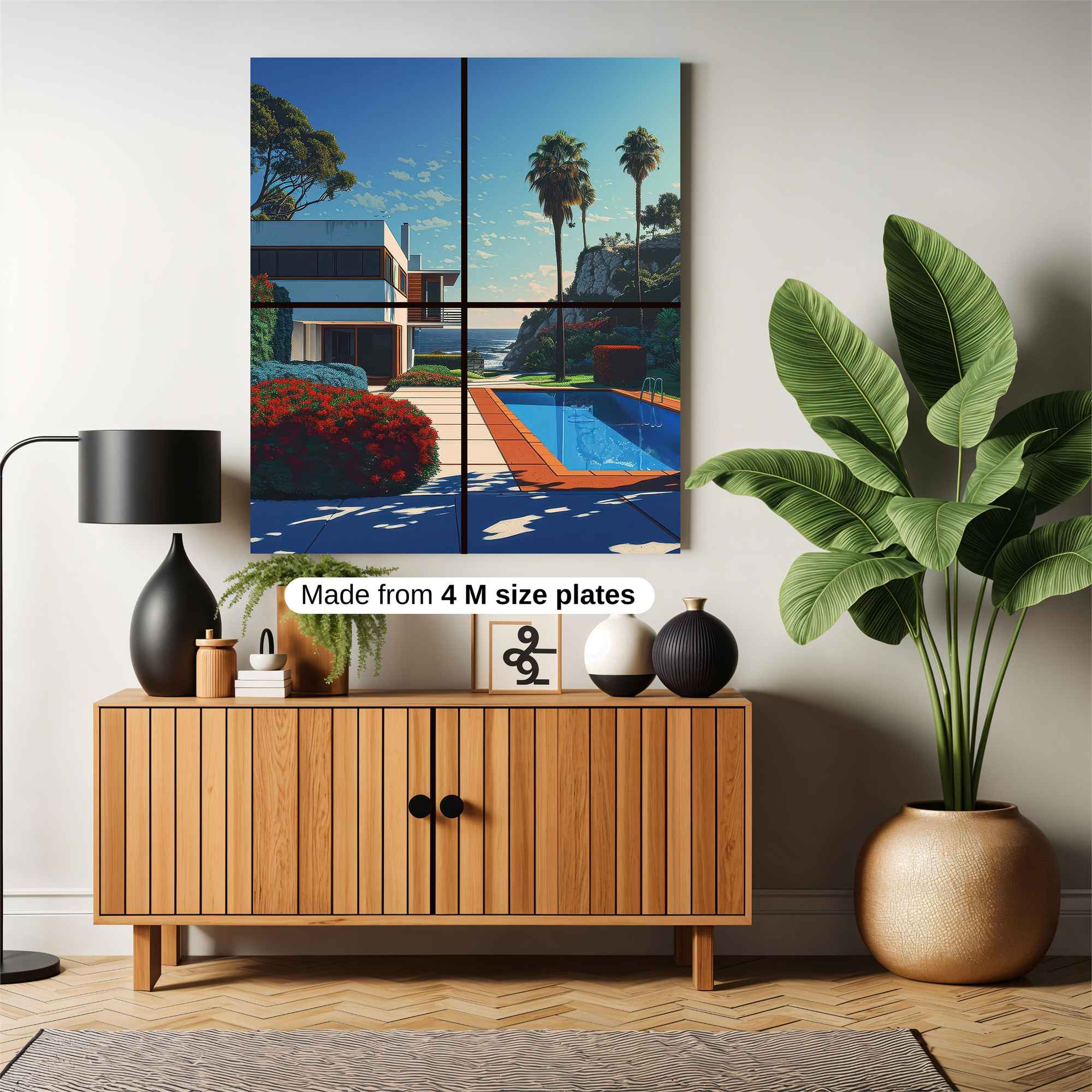 Coastal Serenity Safe Wall Magnetic / M