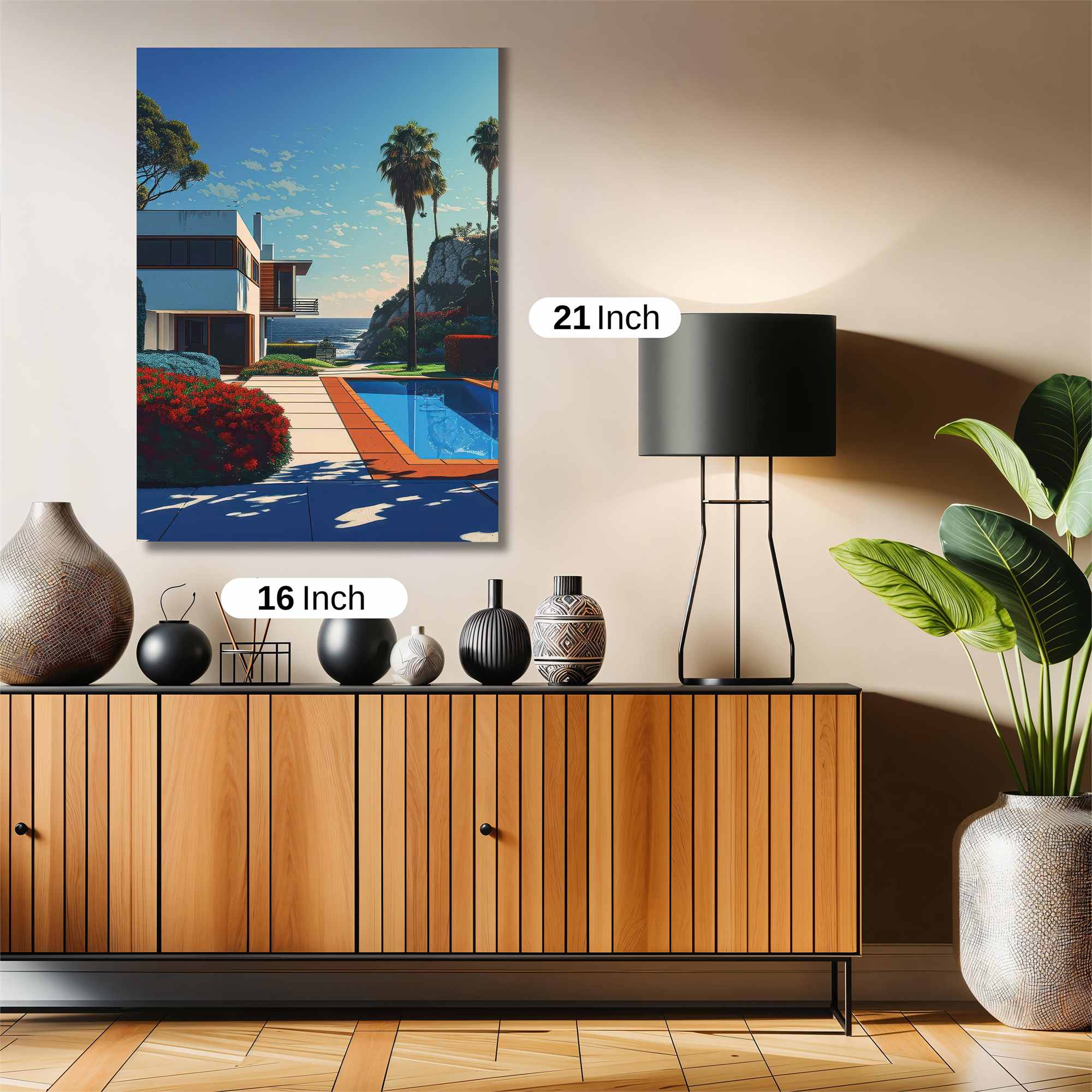 Coastal Serenity Safe Wall Magnetic / M