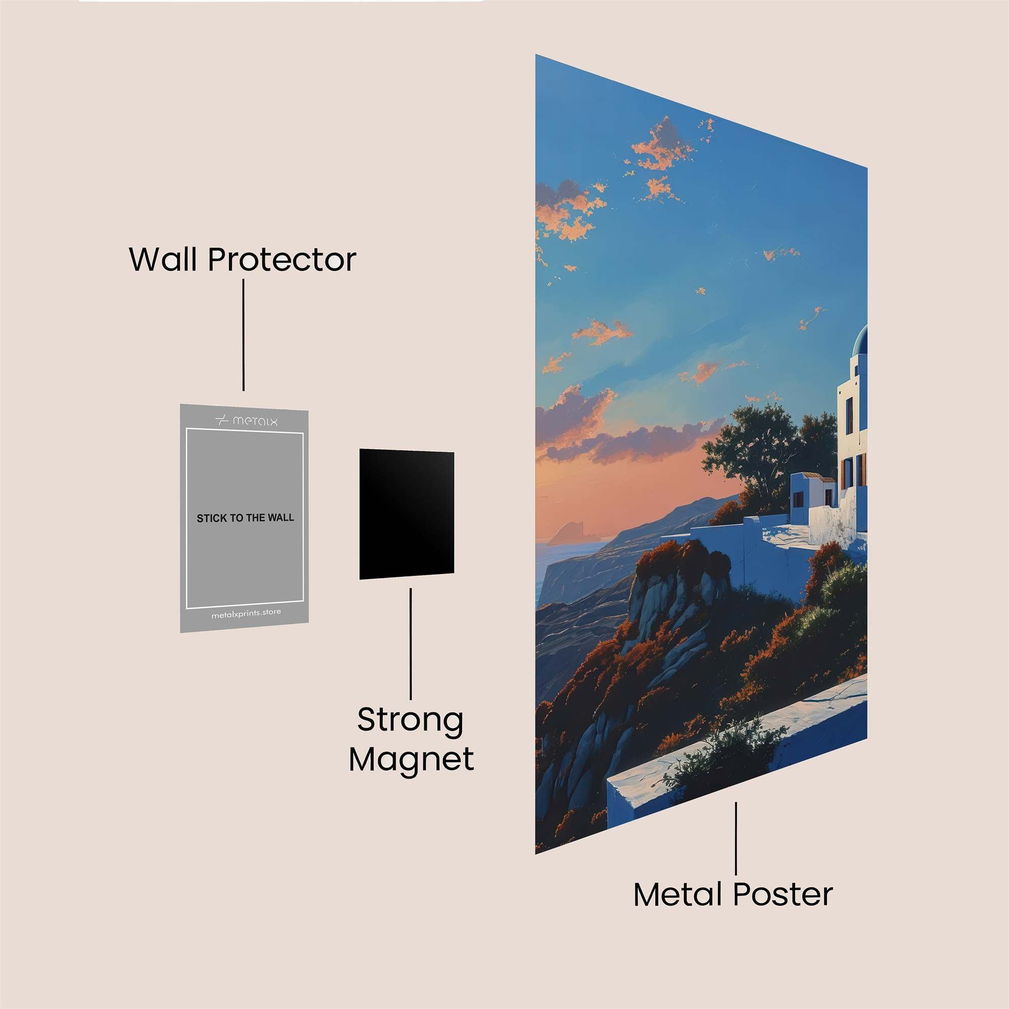 Tokyo Serenity Safe Wall Magnetic / M