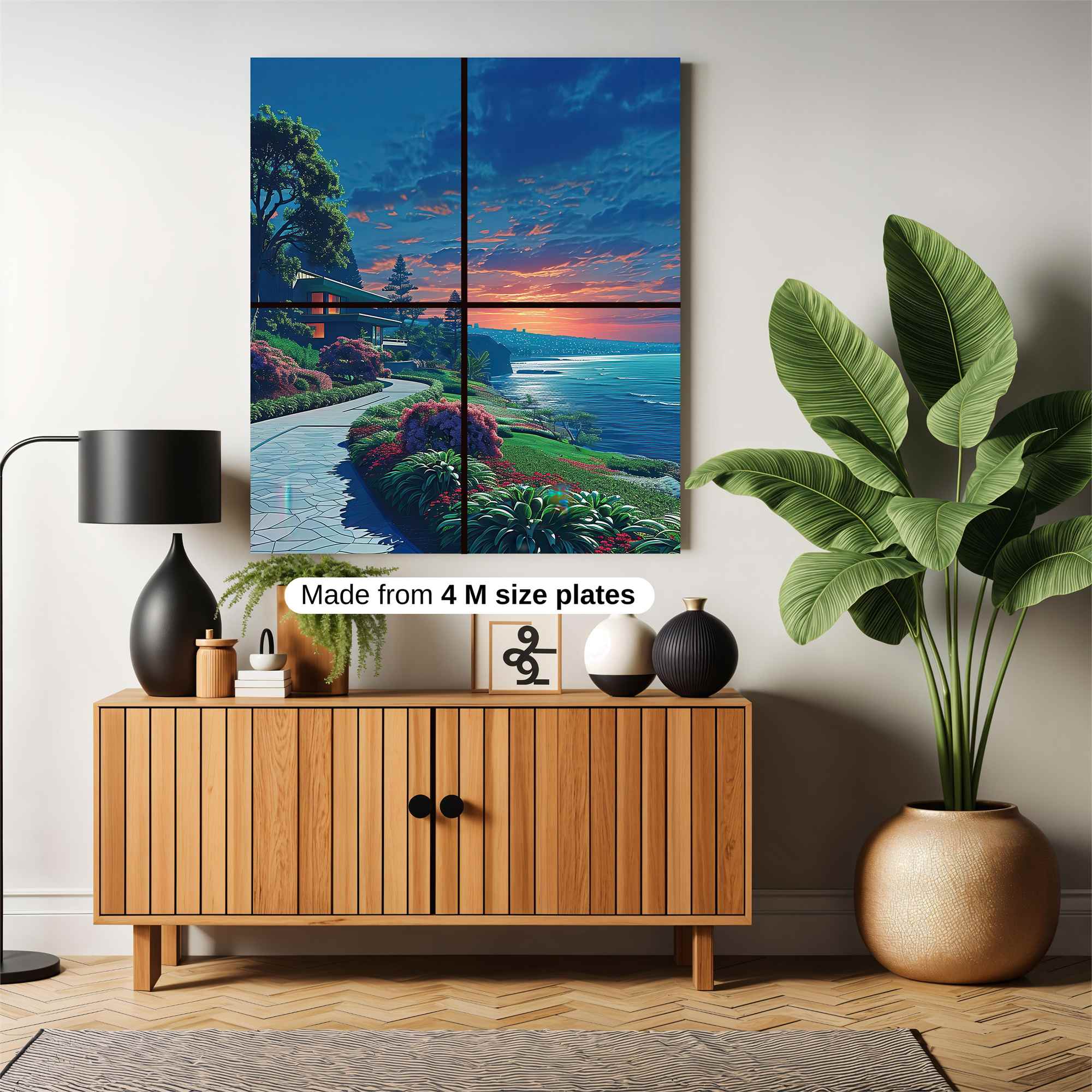 Sunset Serenity Safe Wall Magnetic / M