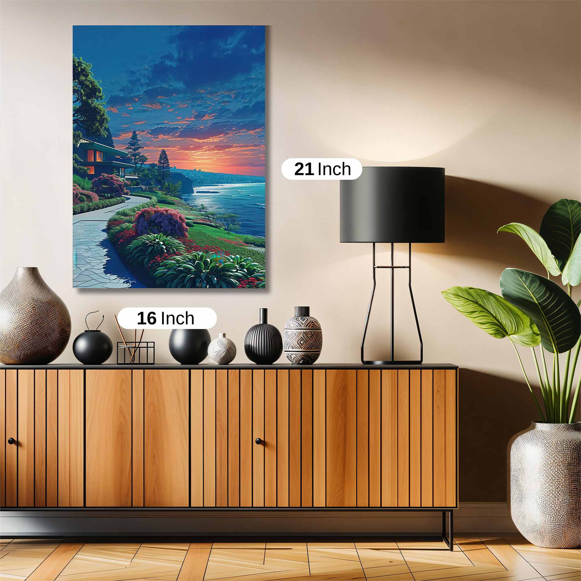 Sunset Serenity Safe Wall Magnetic / M