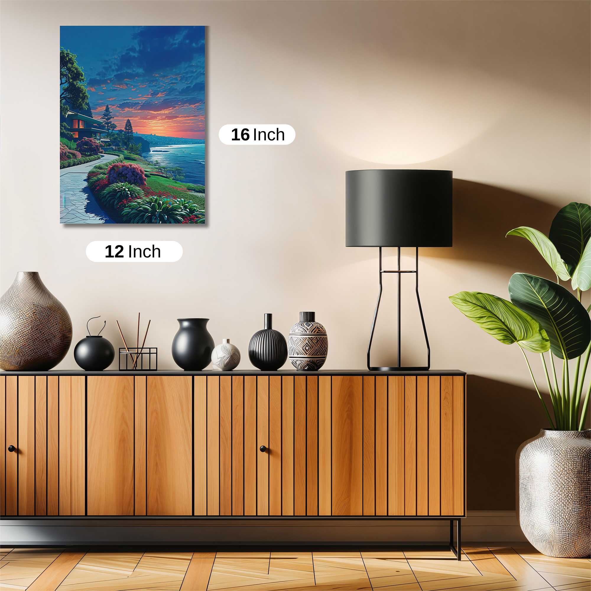 Sunset Serenity Safe Wall Magnetic / M