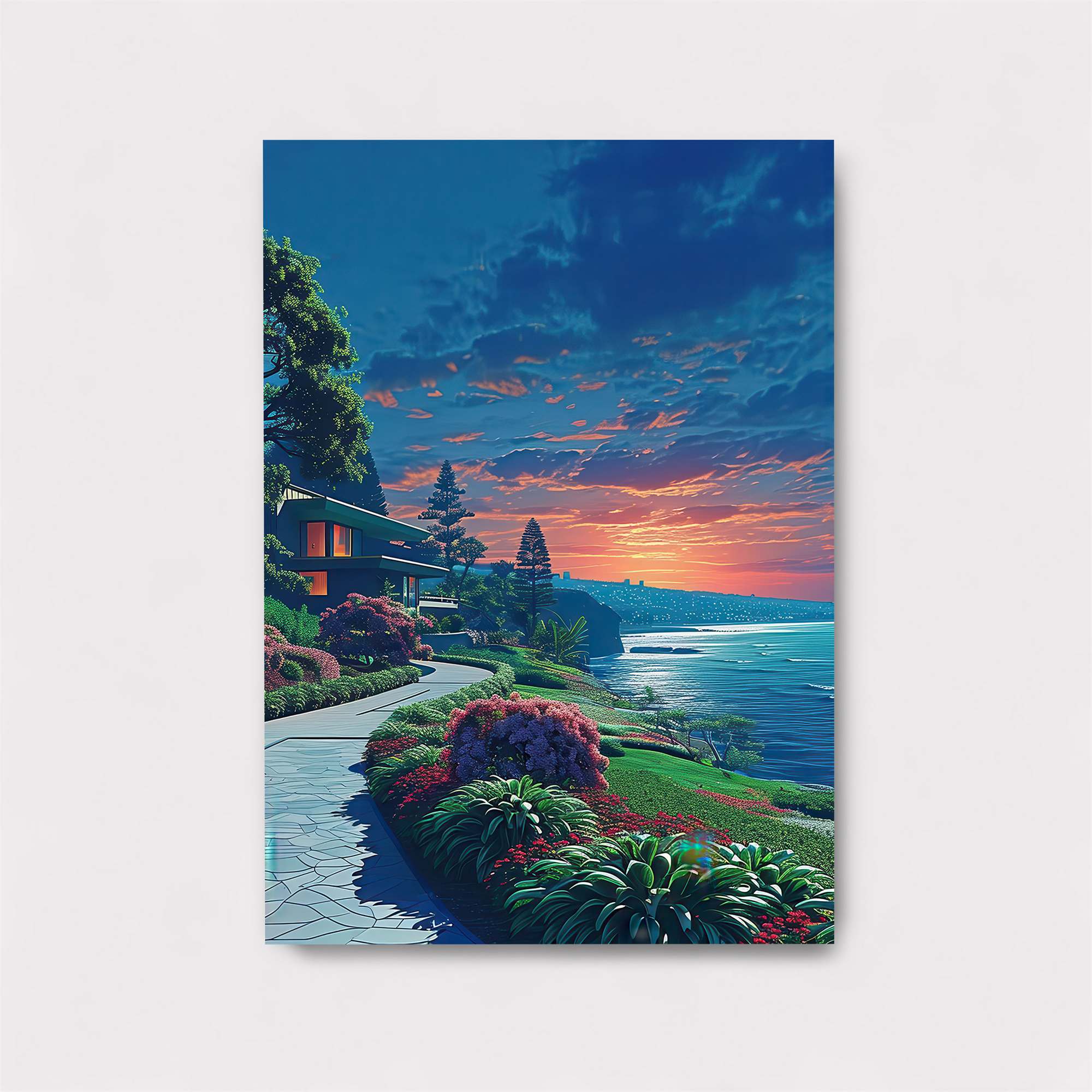 Sunset Serenity Safe Wall Magnetic / M