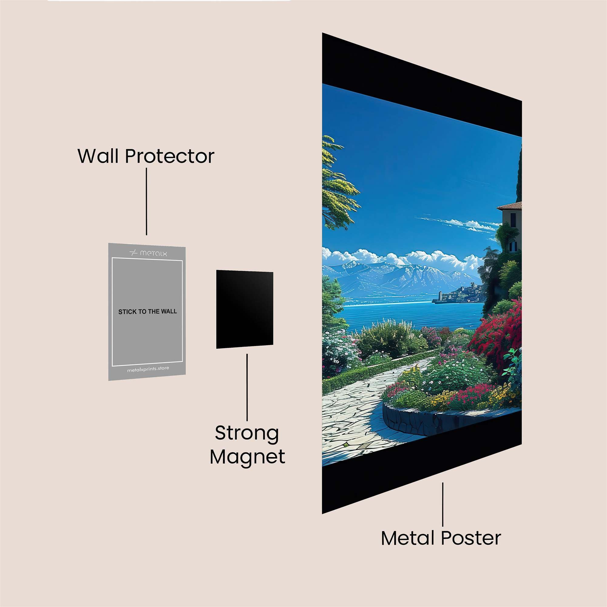 Villa Serenity Safe Wall Magnetic / M