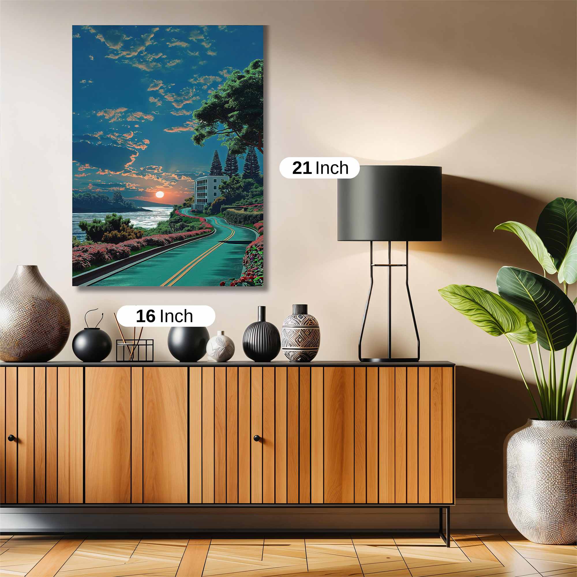 Sunset Serenity Safe Wall Magnetic / M