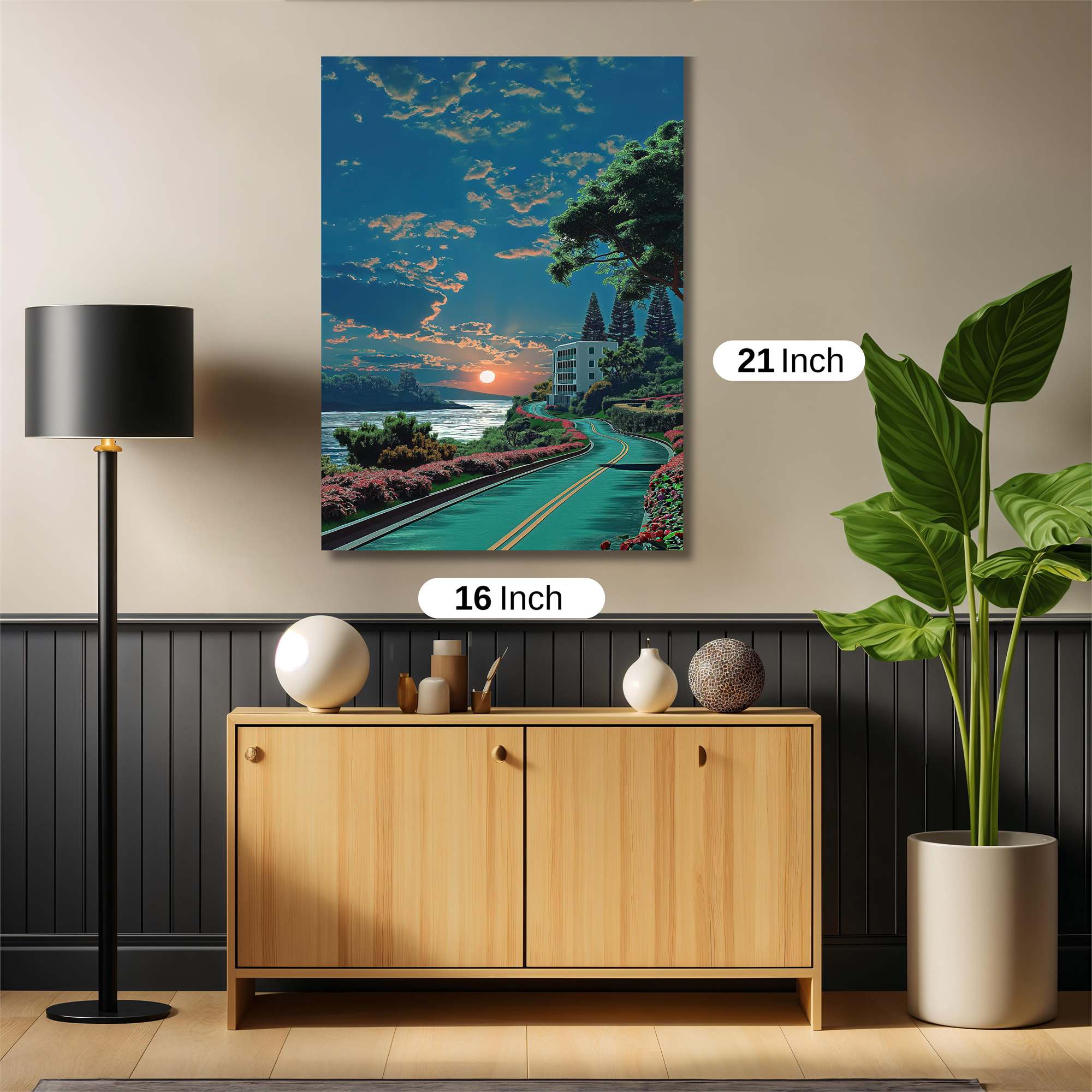 Sunset Serenity Safe Wall Magnetic / M