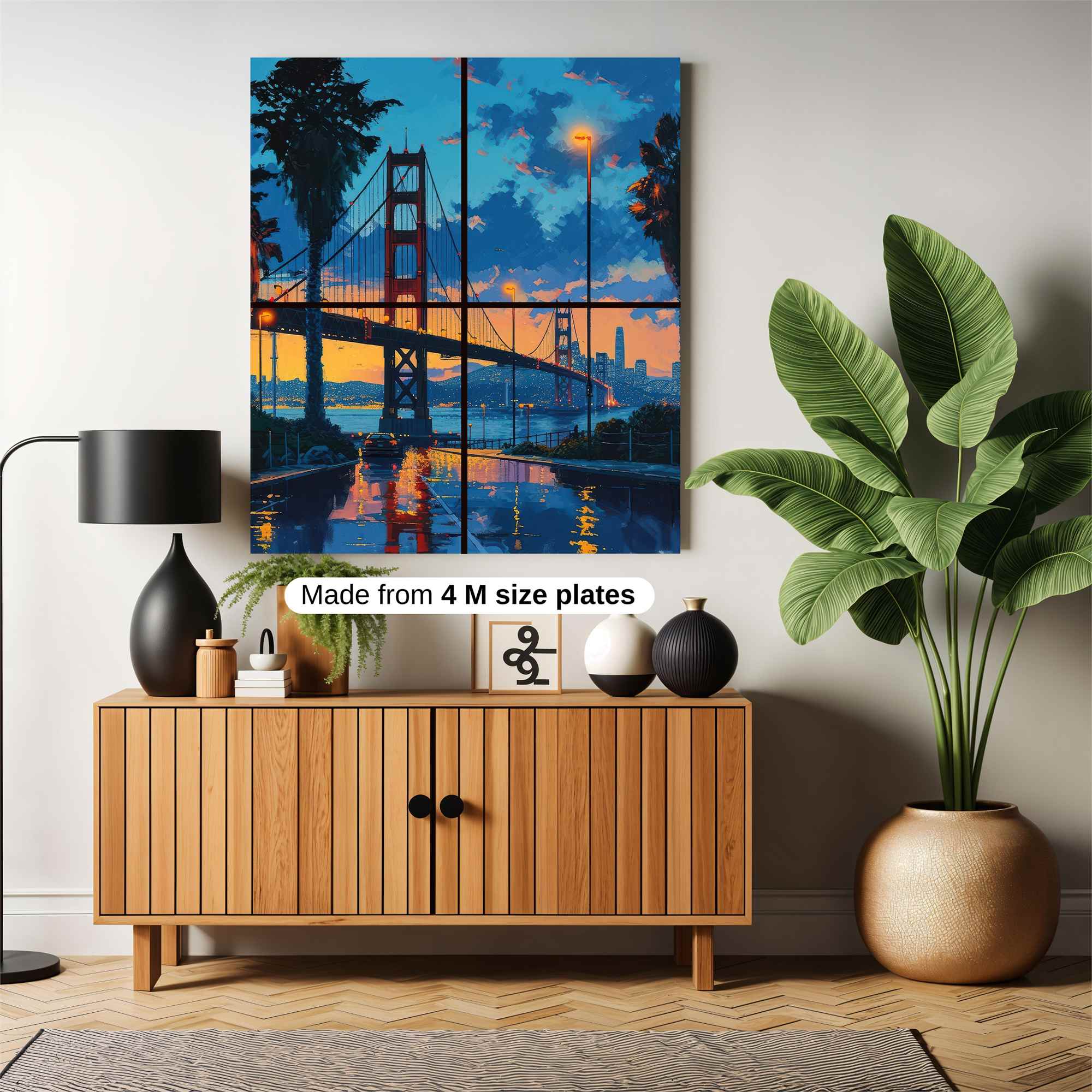 Golden Serenity Safe Wall Magnetic / M