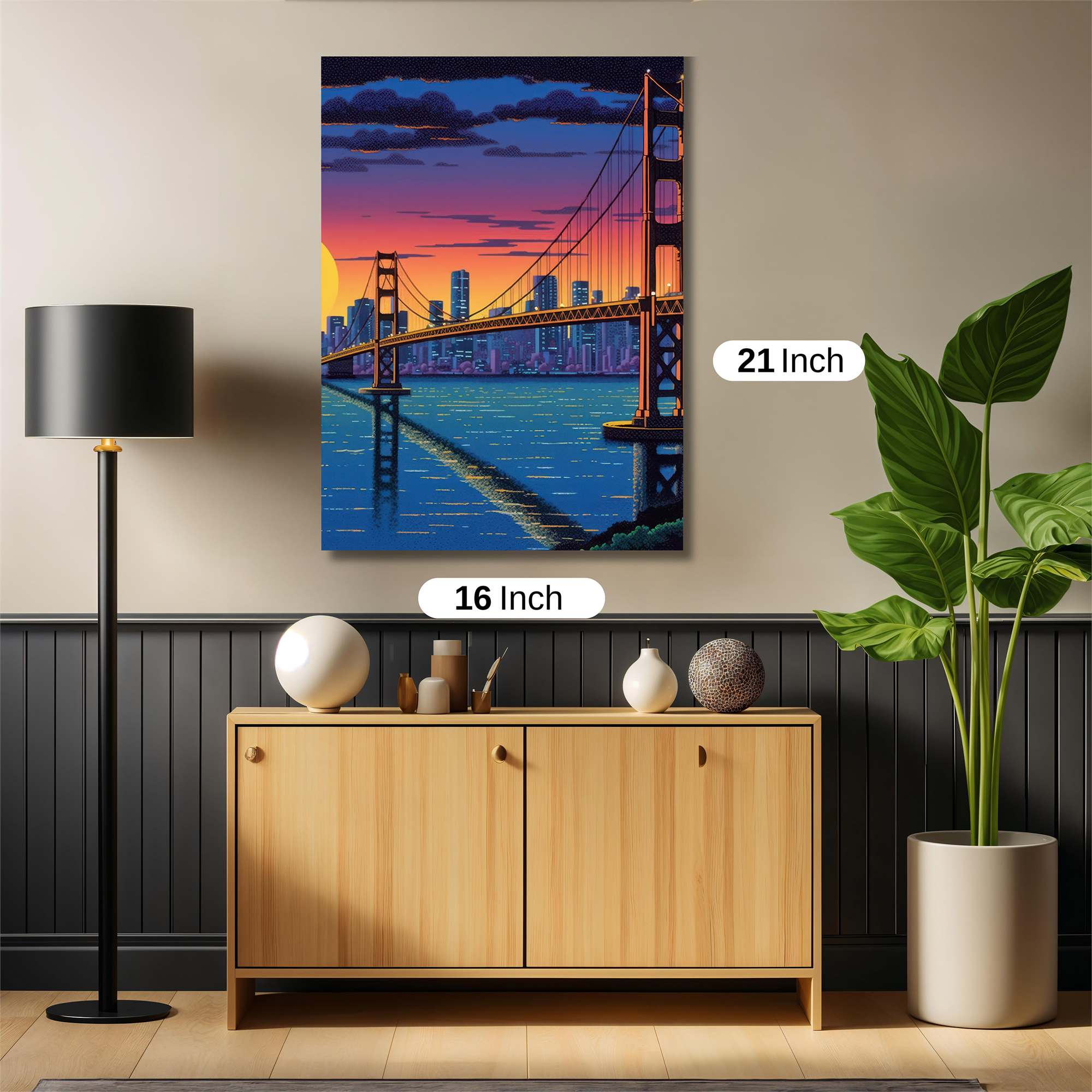 Golden Twilight Safe Wall Magnetic / M
