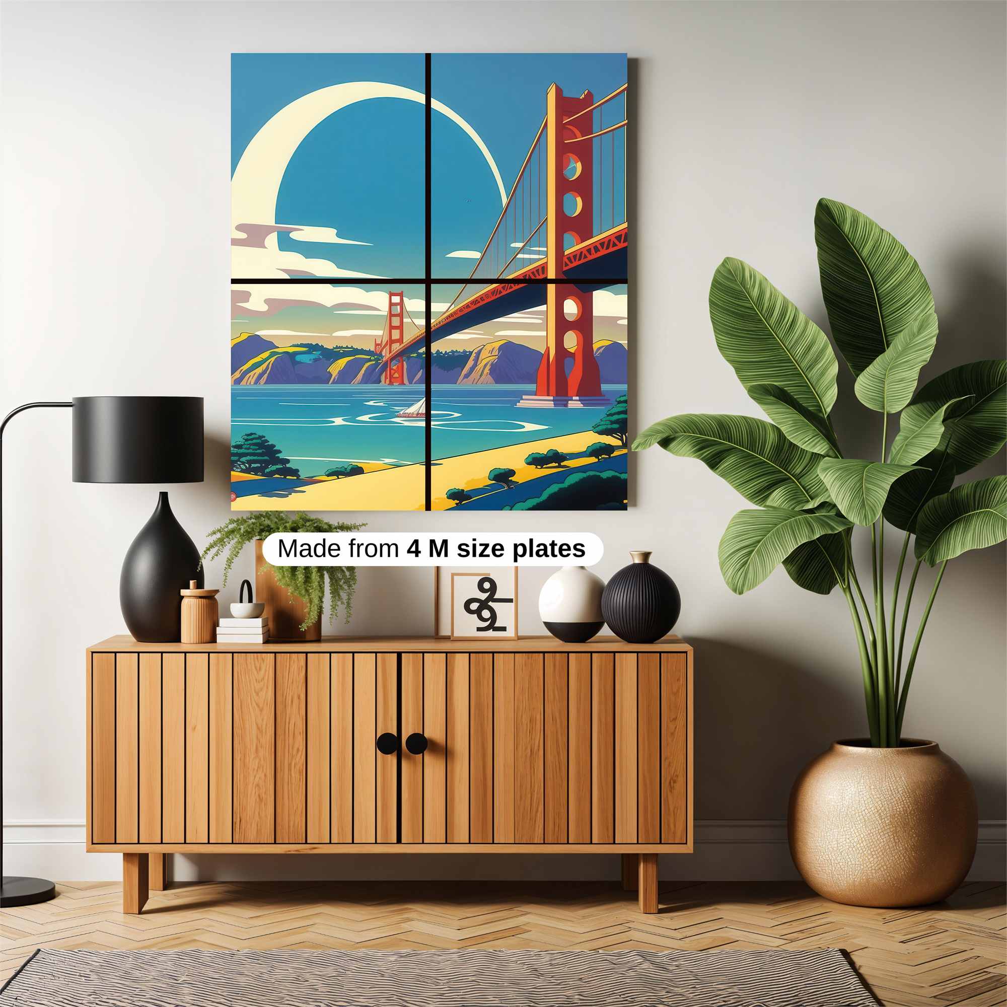 Golden Serenity Safe Wall Magnetic / M
