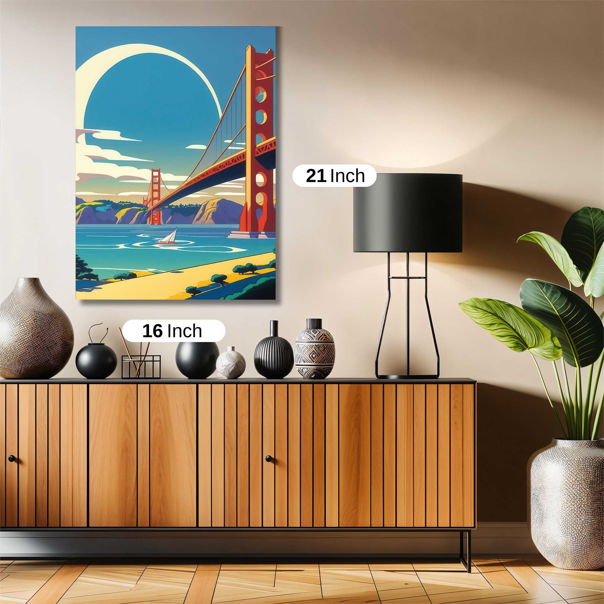 Golden Serenity Safe Wall Magnetic / M