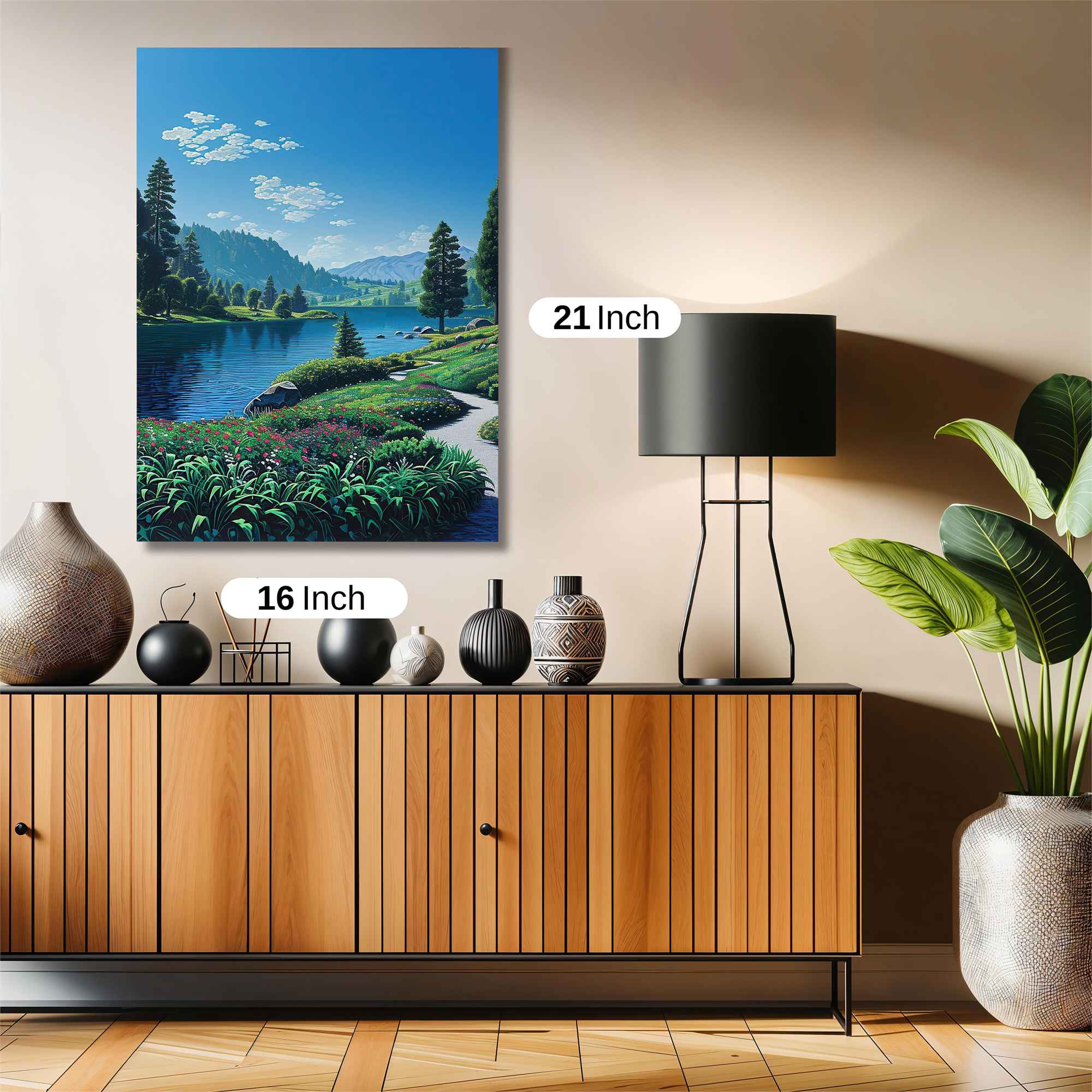 Serenity Lake Safe Wall Magnetic / M