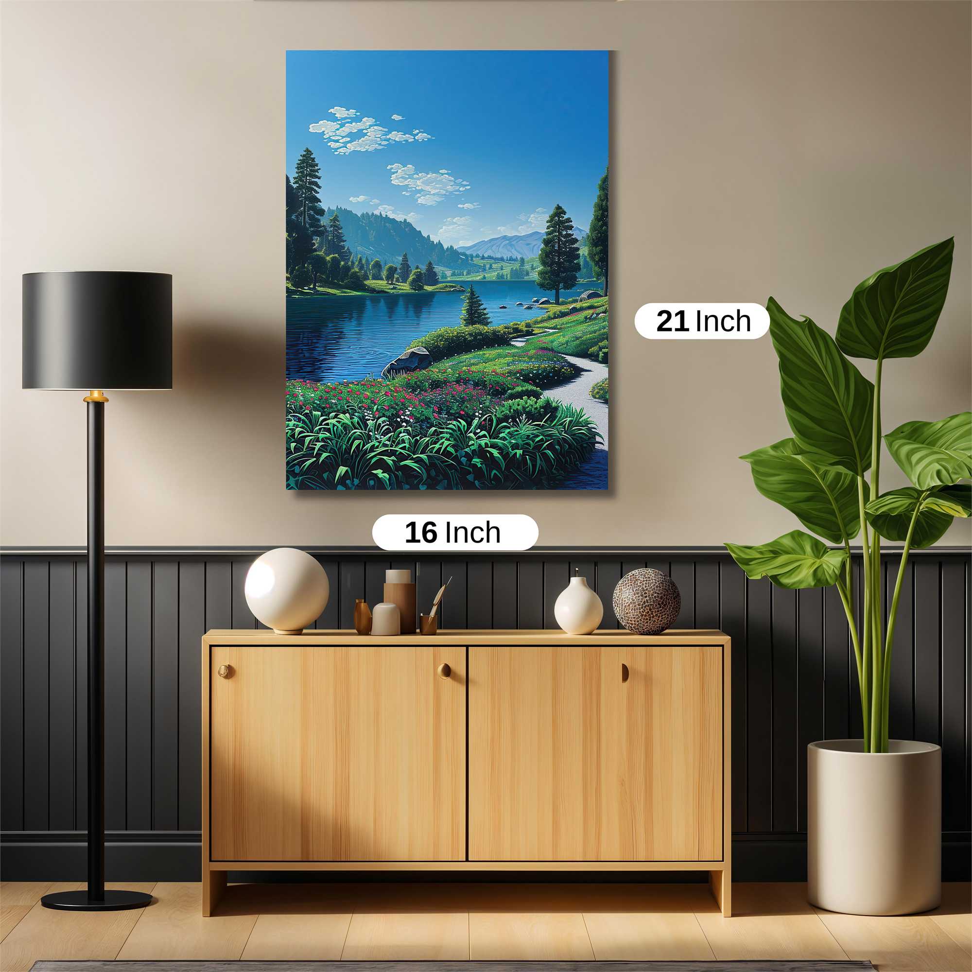 Serenity Lake Safe Wall Magnetic / M