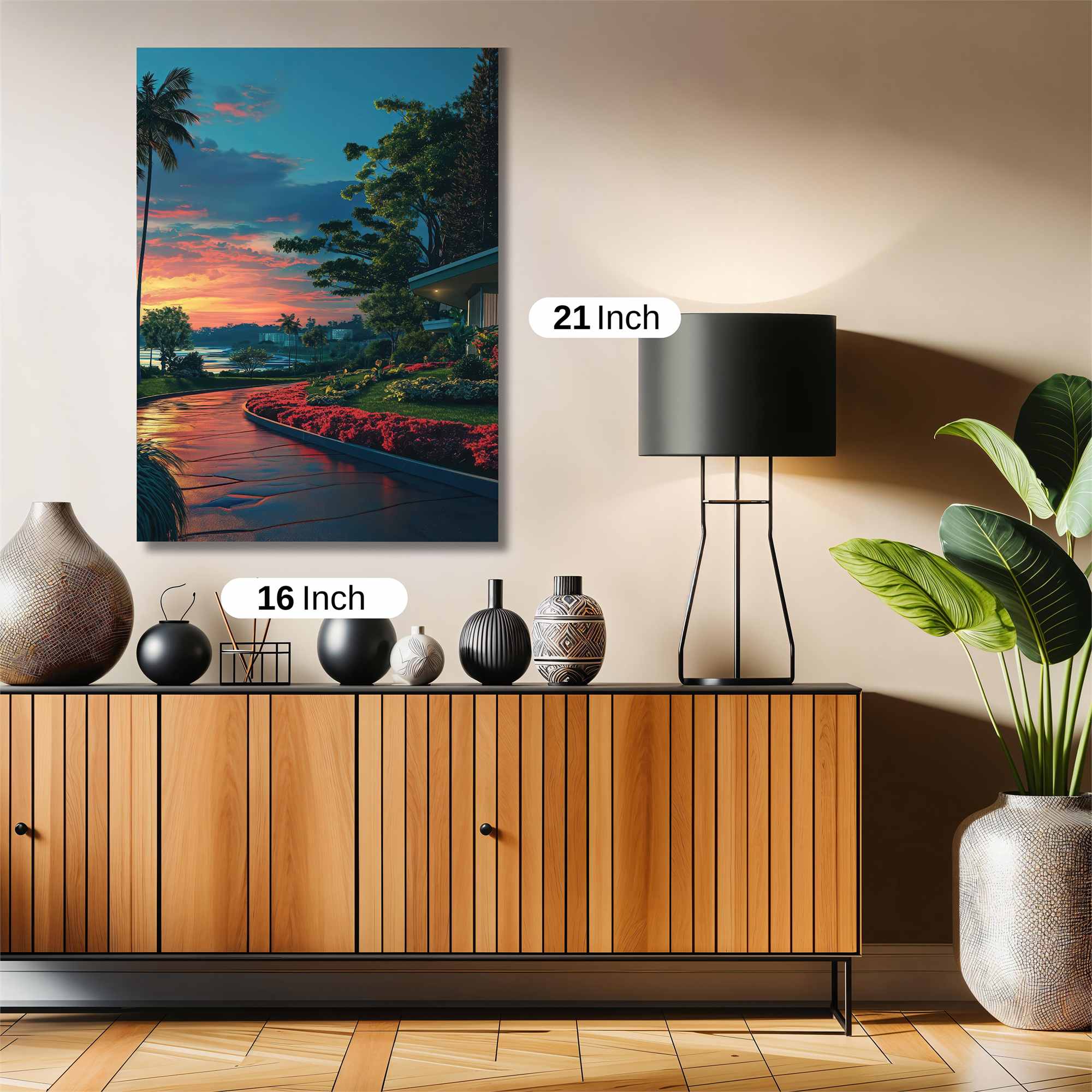 Sunset Serenity Safe Wall Magnetic / M